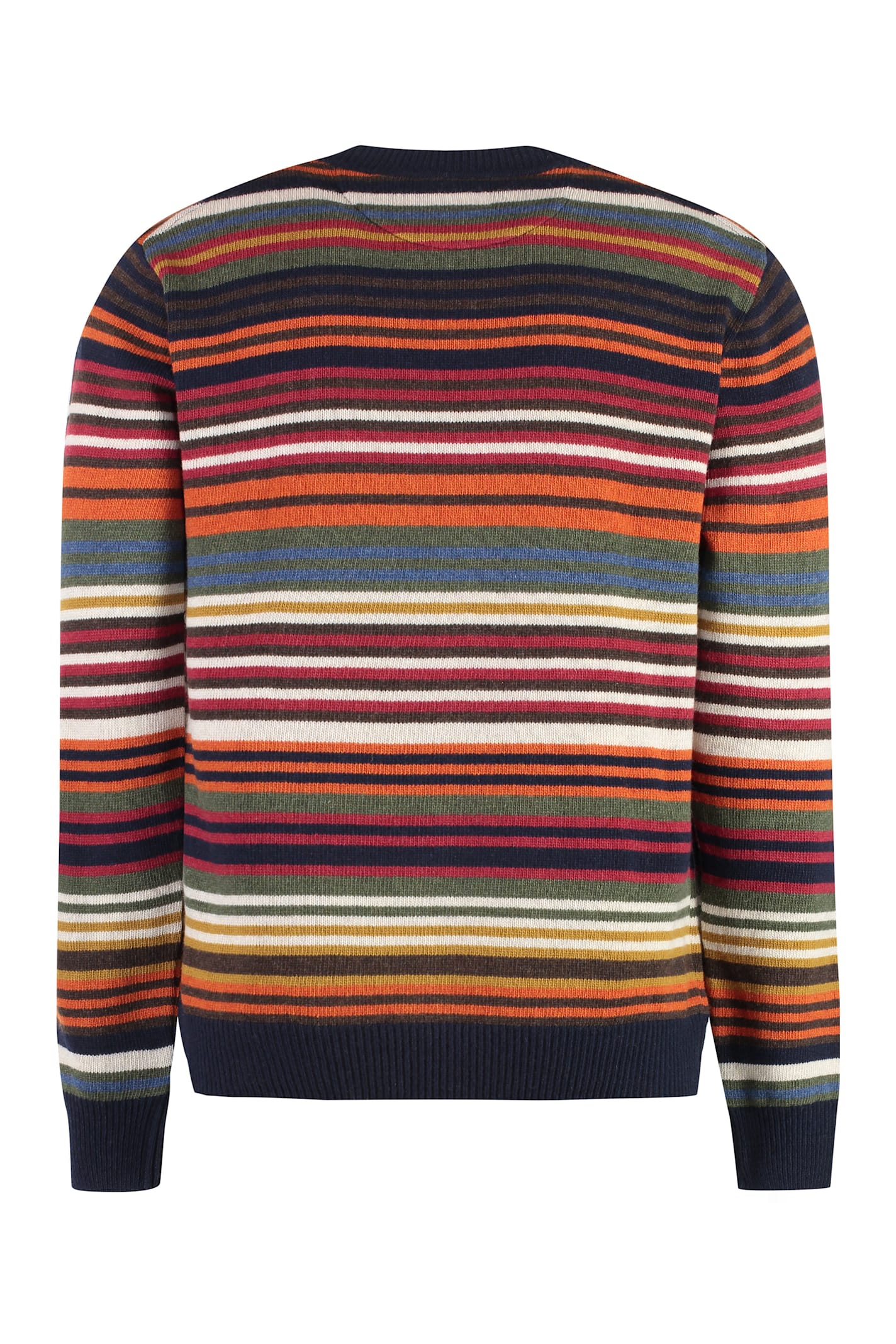 Paul & Shark Wool-blend Crew-neck Sweater In Blue