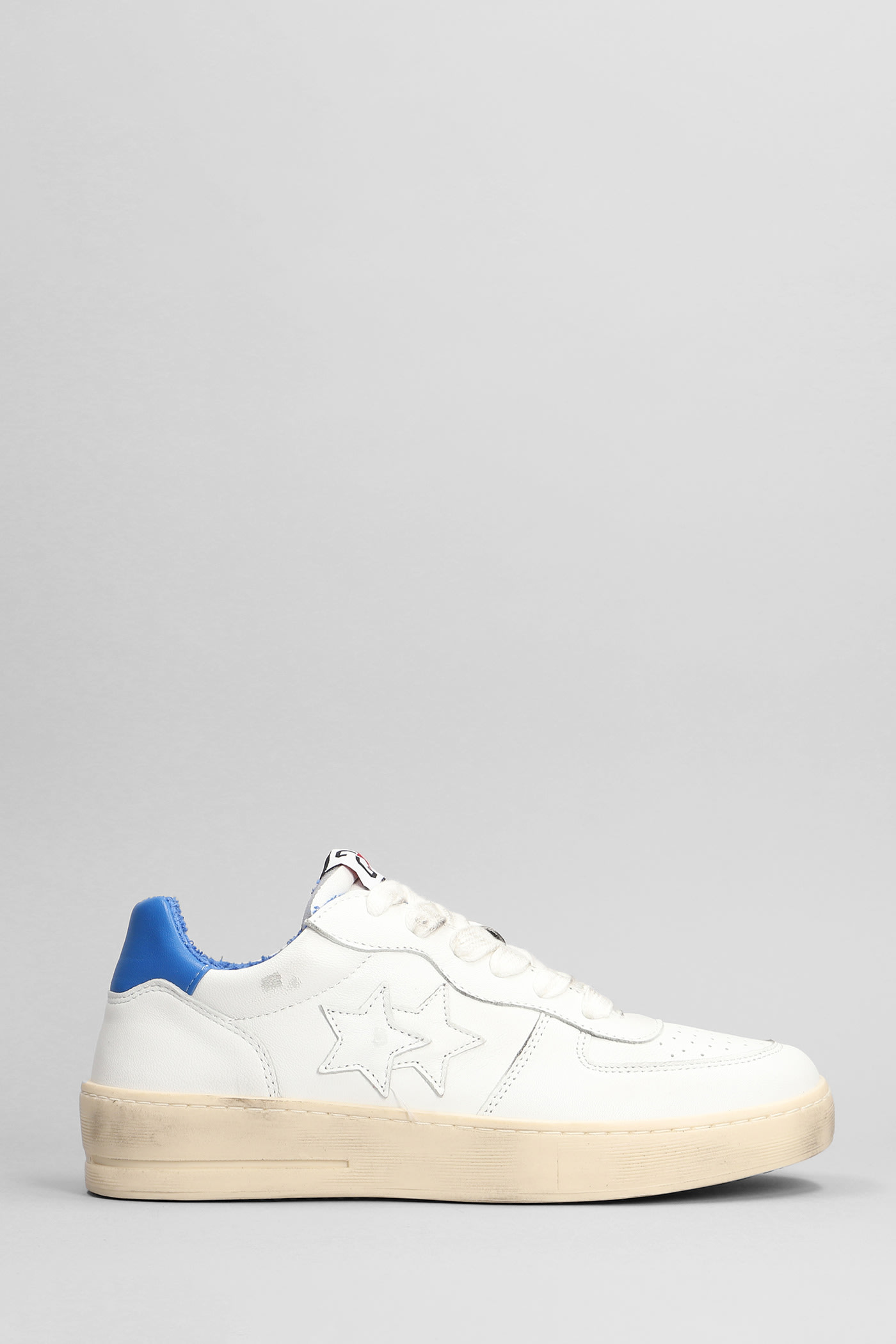 Padel Star Sneakers In White Leather