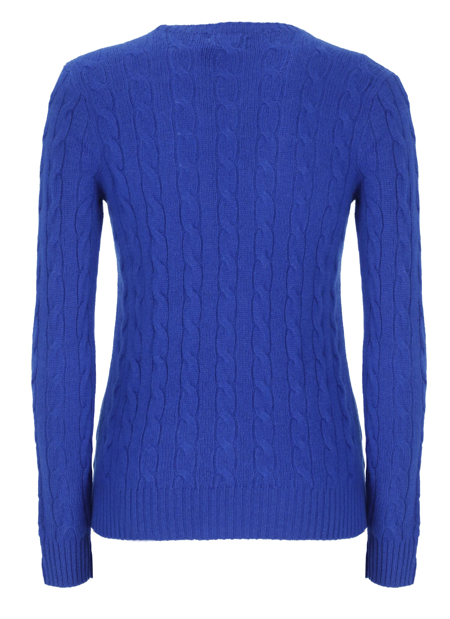 Shop Ralph Lauren Wool Sweater In Blue