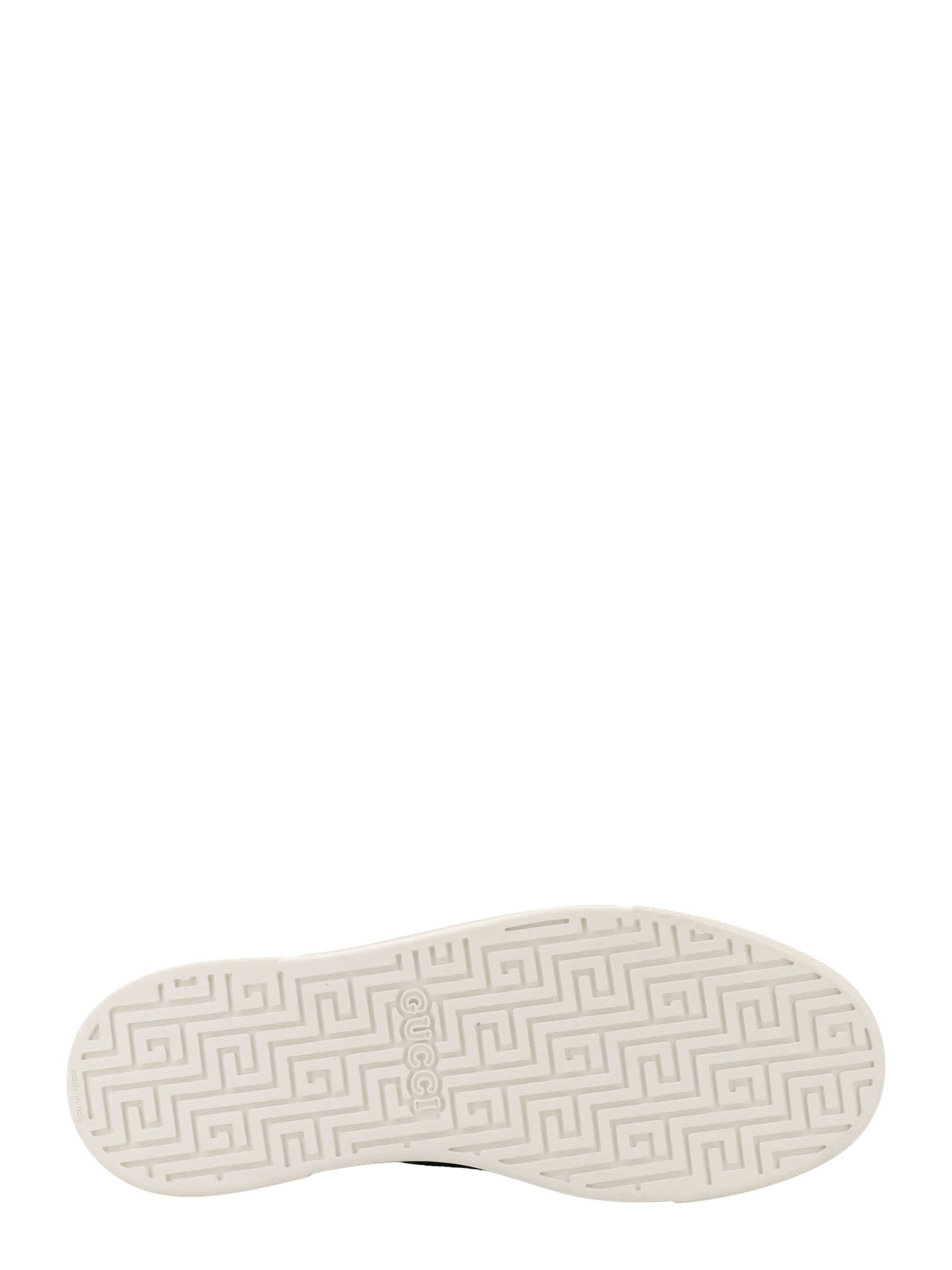 Gucci Ace Gg Supreme Bee-print Monogrammed Sneakers In Beige