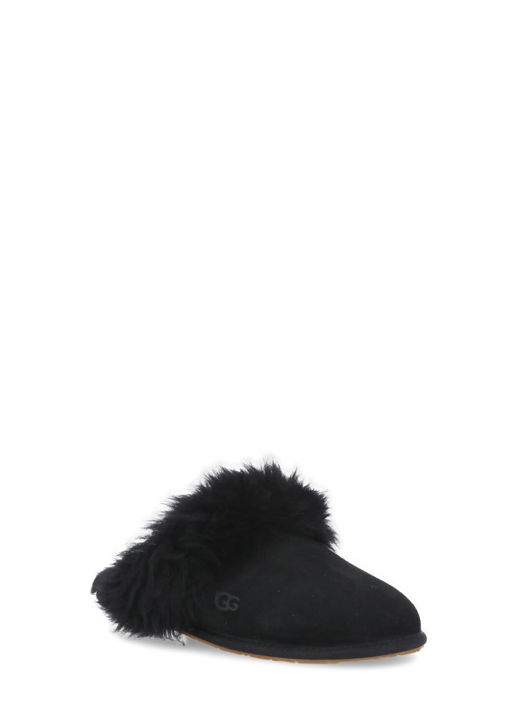 Shop Ugg Scuff Sis Slippers In Black