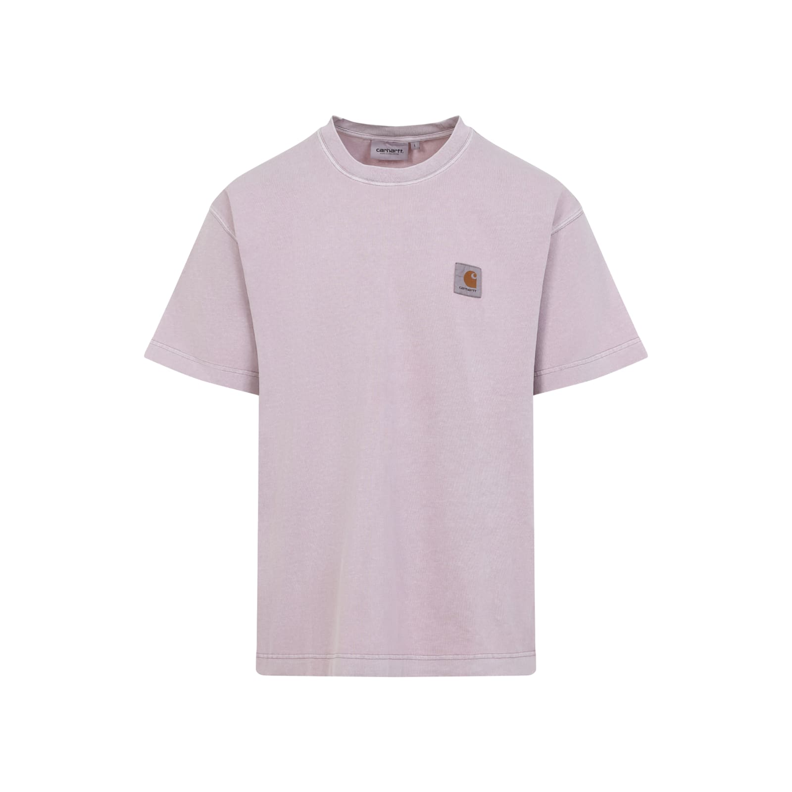 Carhartt Cotton Loose Fit T-shirt With Dropped Shoulders In Hortensia