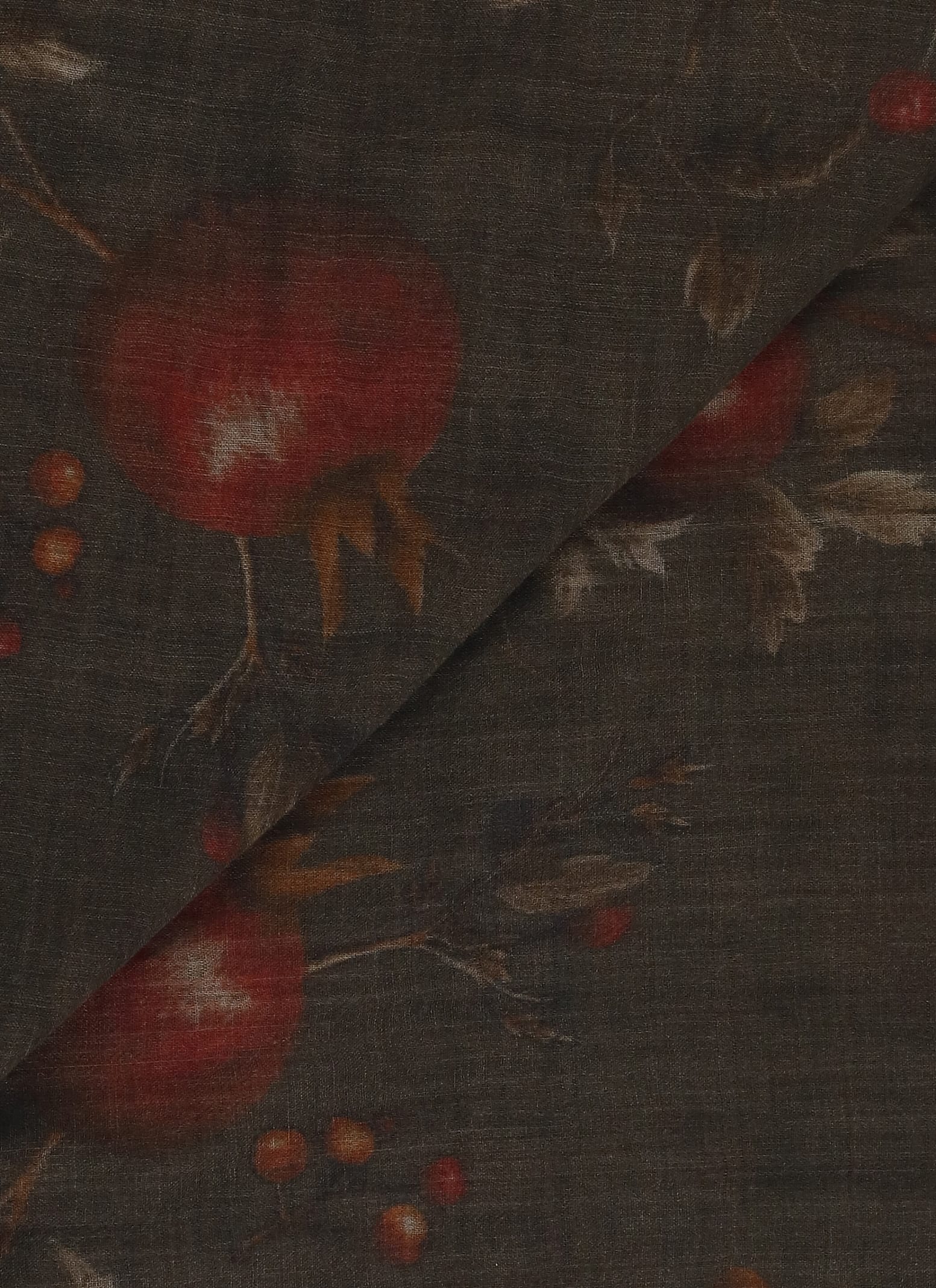 Uma Wang Pomegranate Pattern Scarf In Green