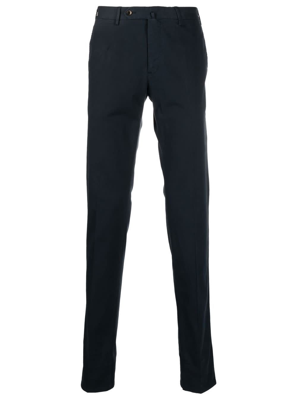 Shop Pt01 Summer Stretch Trousers In Night Blue
