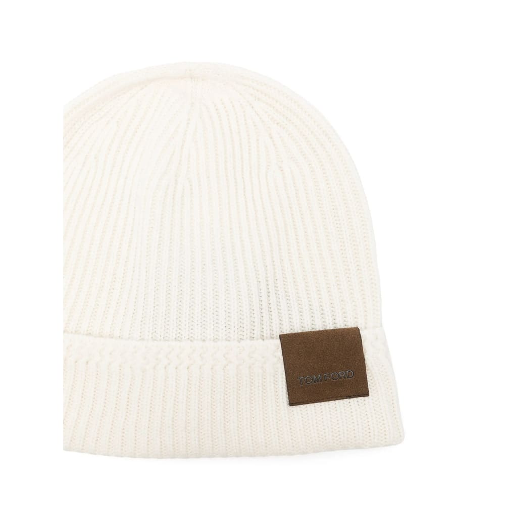 Tom Ford Cashmere Beanie Hat In Brown