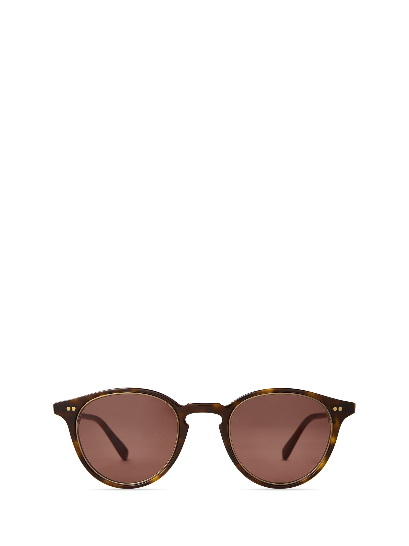 Mr Leight Marmont Ii S Hickory Tortoise-antique Gold Sunglasses