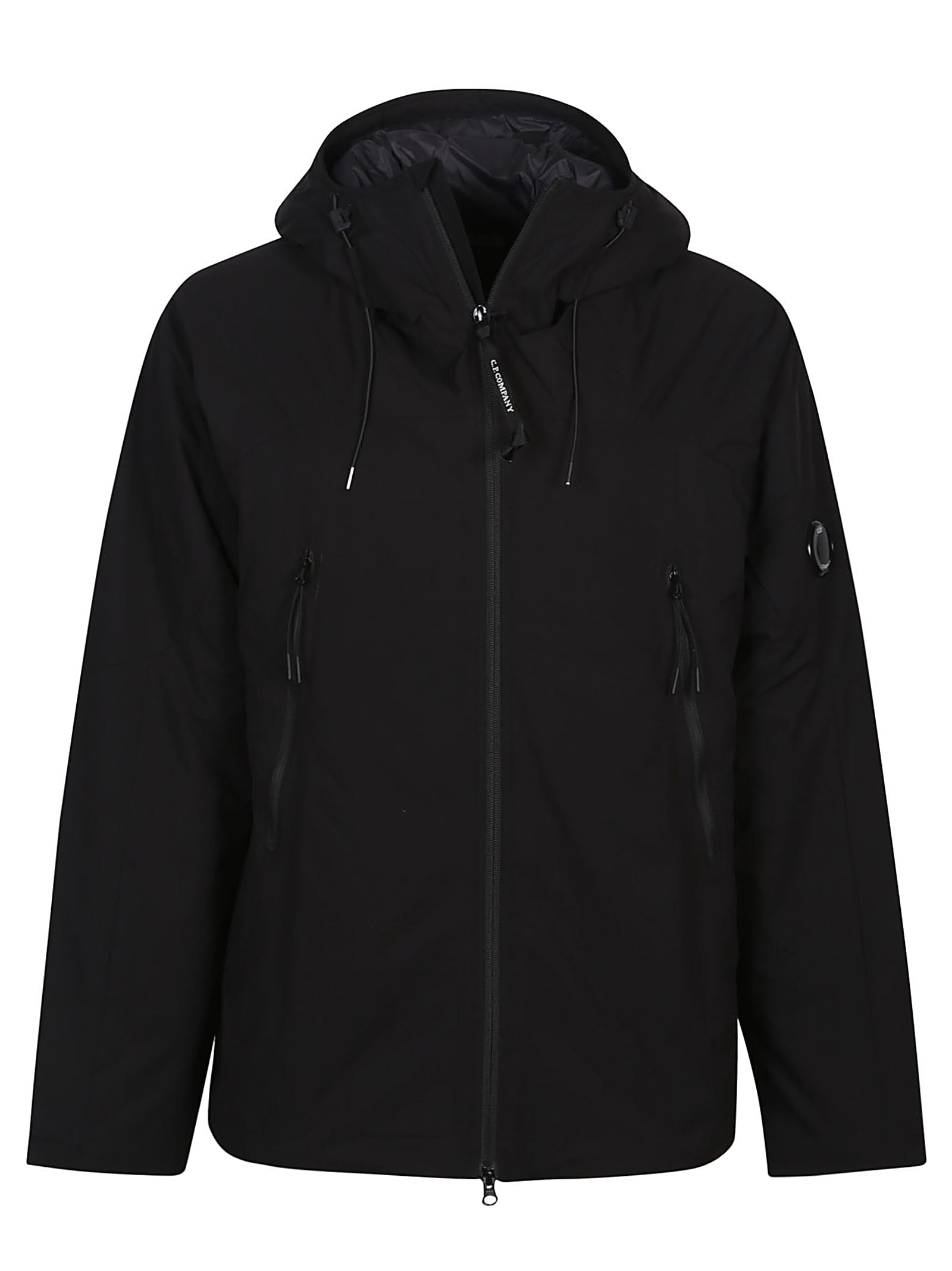 Shop C.p. Company Pro-tek Down Jacket In Black