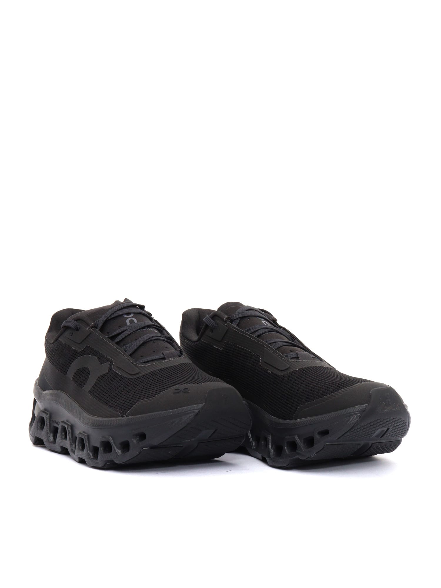 On Cloudmster 2 Rubber-trimmed Mesh Sneakers In Black