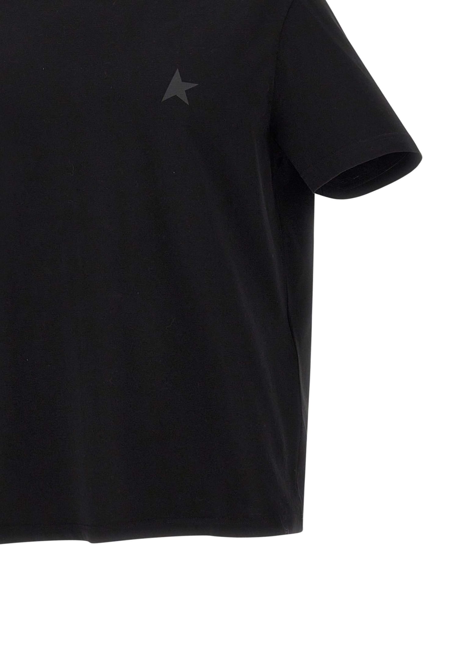 Shop Golden Goose Cotton T-shirt In Black