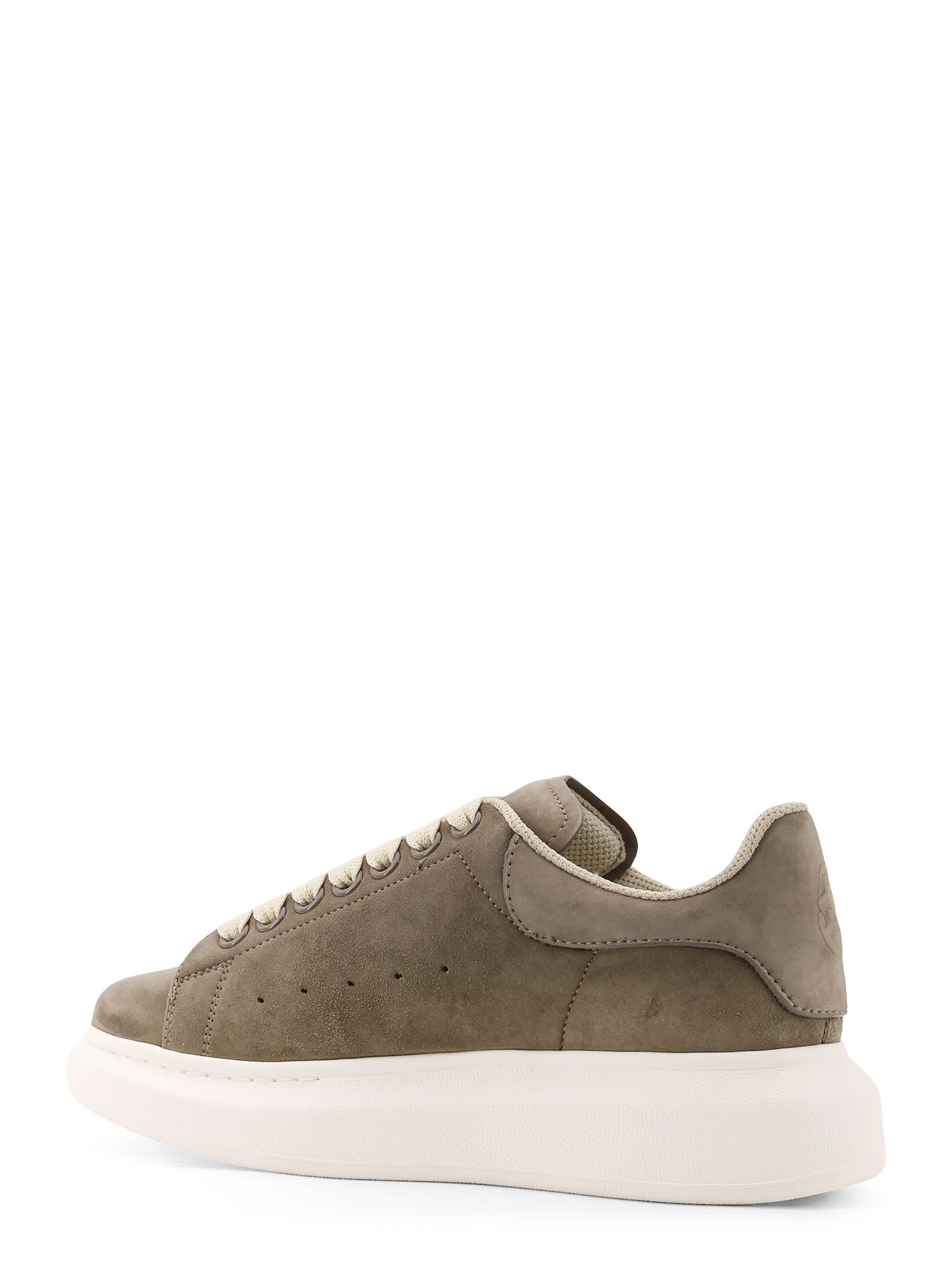 Alexander Mcqueen Sneakers Oversize In Suede Con Logo Inciso Frontale