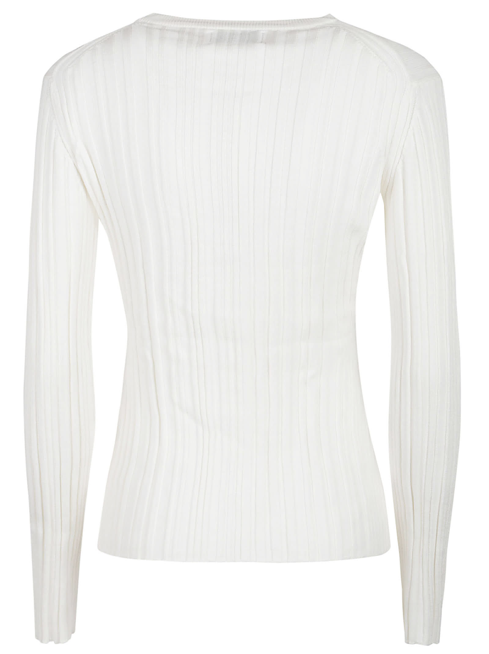 LOULOU STUDIO ELSA RIB LONGSLEEVE TOP 