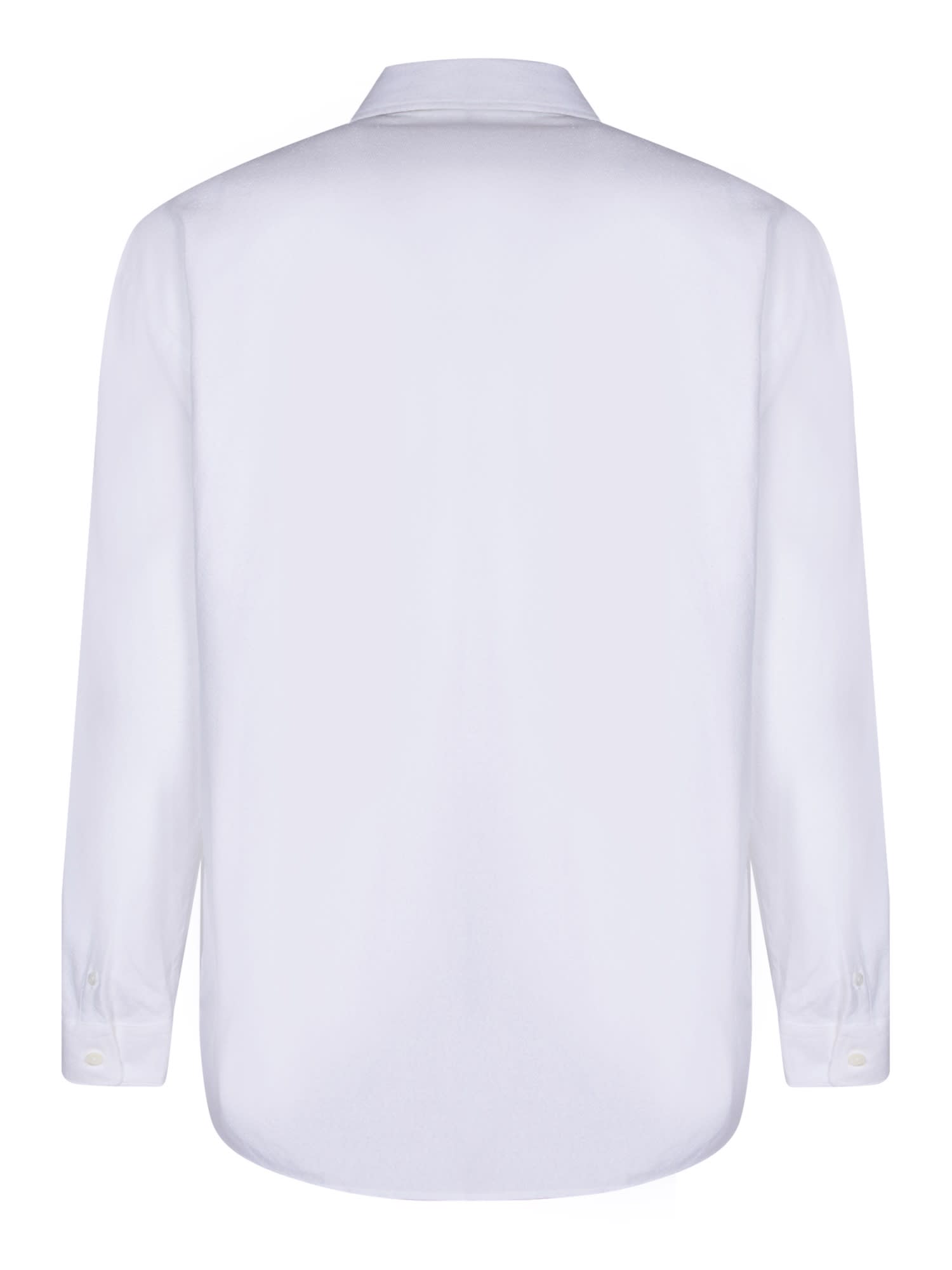 Shop Canali Sponge White Shirt