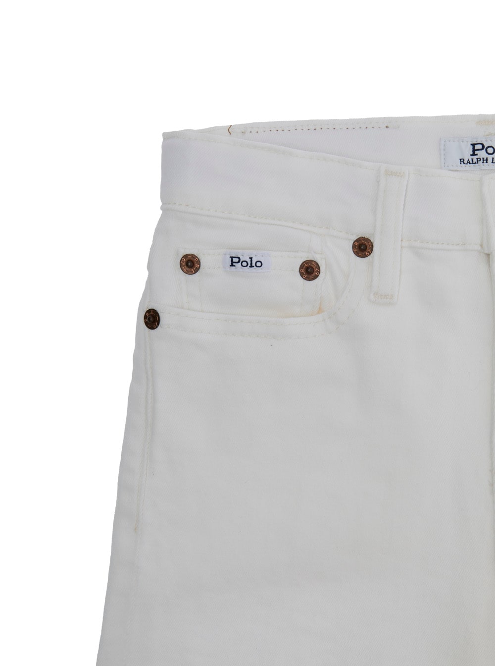 Polo Ralph Lauren Sullivan Slm-bottoms-denim In White