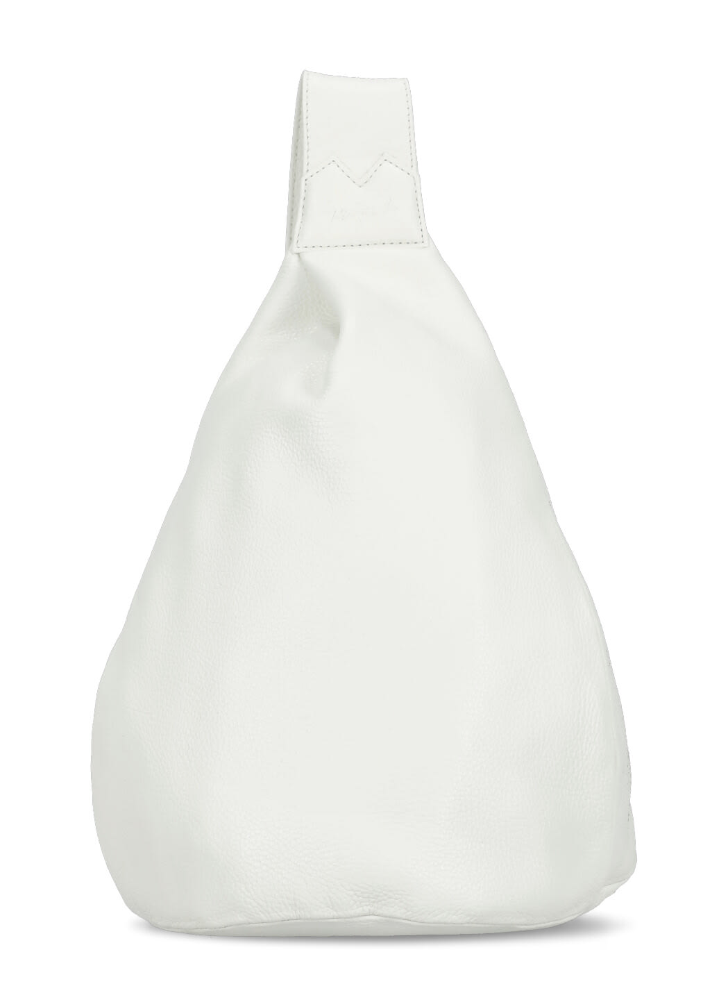 Shop Discord Yohji Yamamoto Leather Shoulder Bag In White