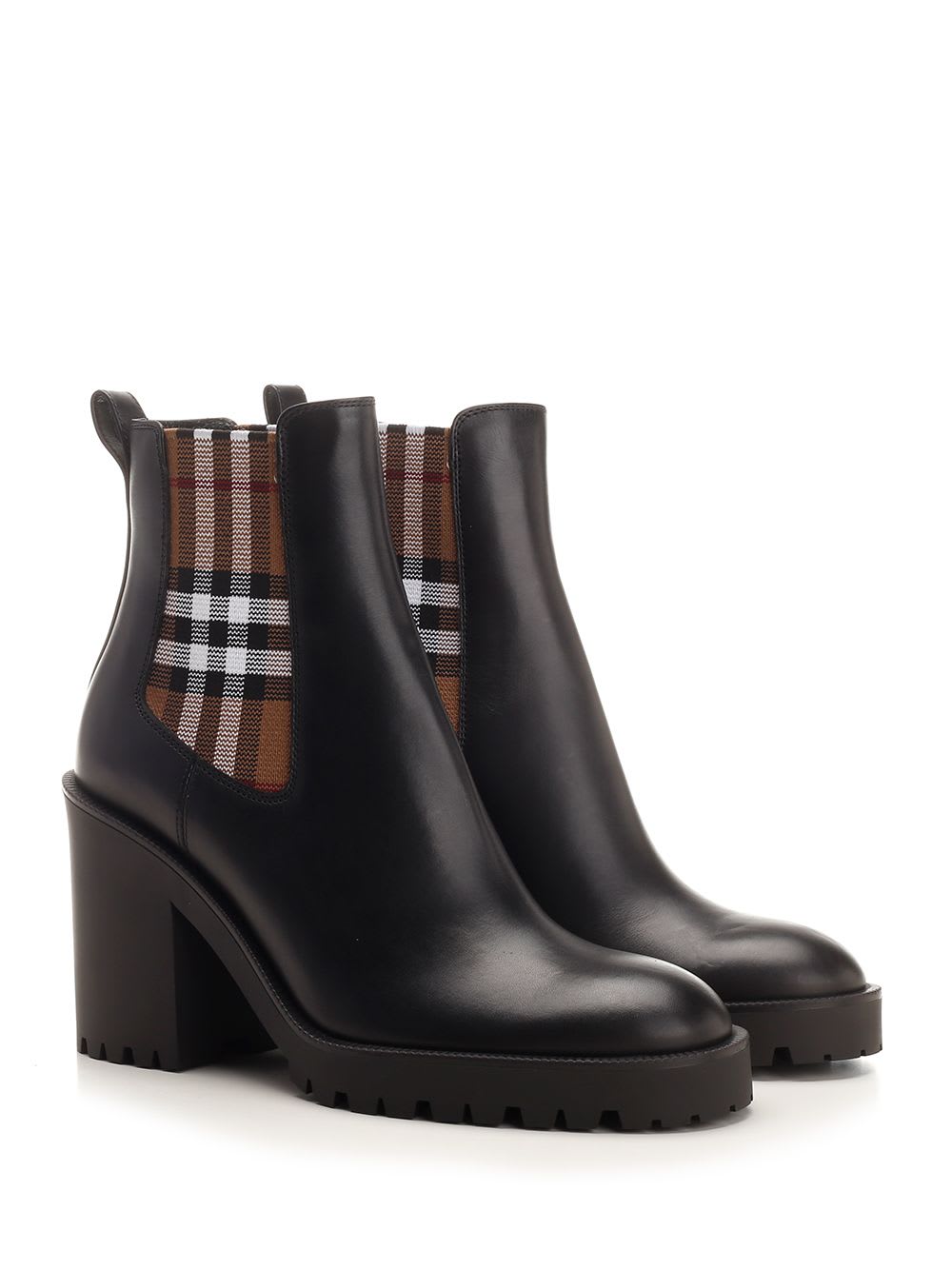 Shop Burberry Ankle Boot In Black