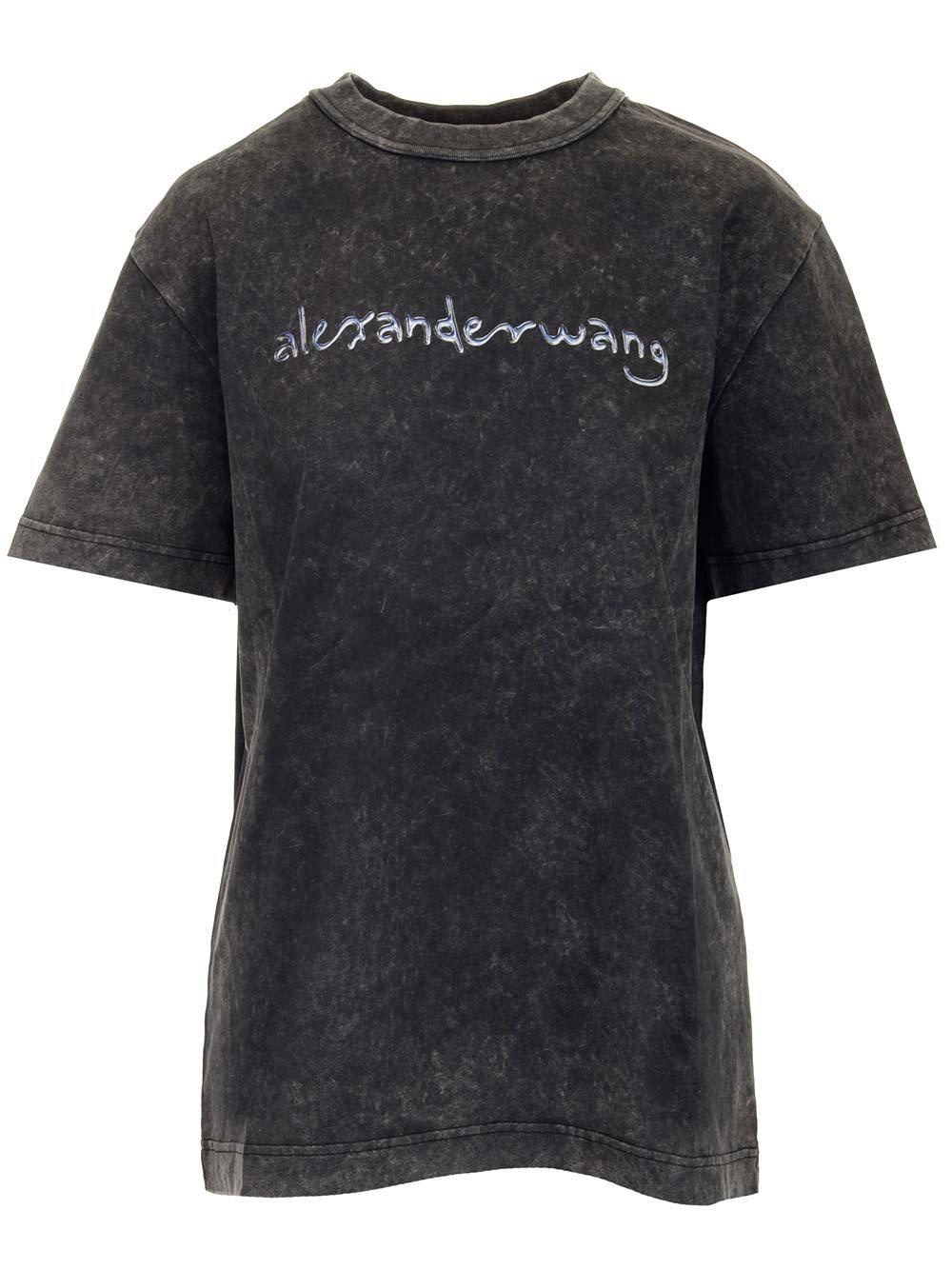 Alexander Wang Faded Effect Short-sleeved T-shirt