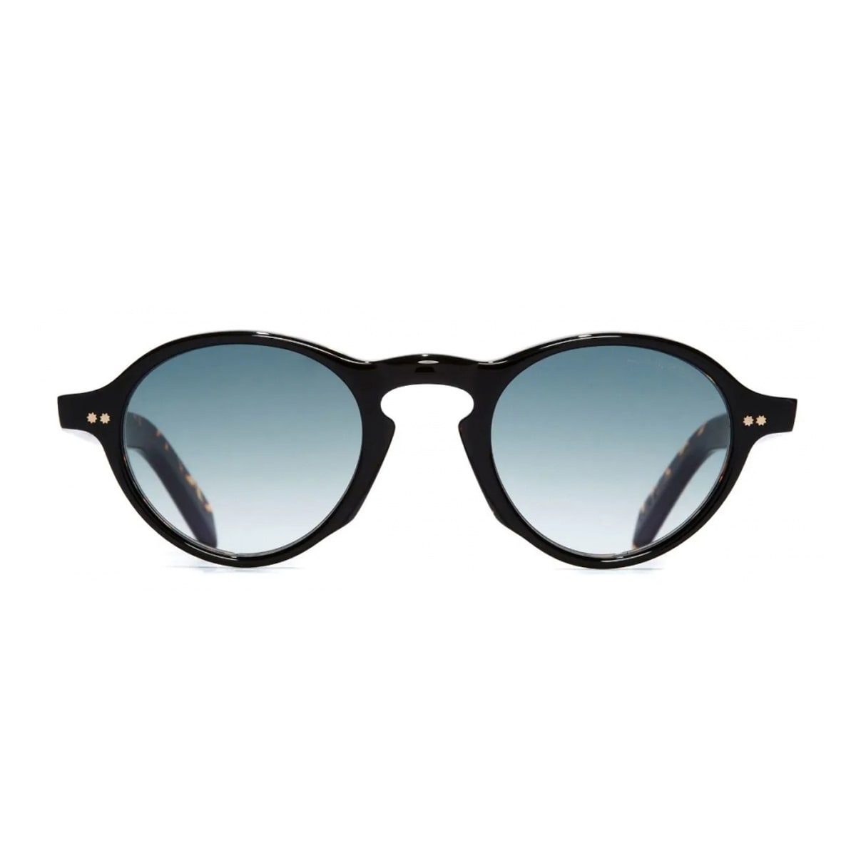 Cutler And Gross Gr08 02 Black On Havana Sunglasses In Black