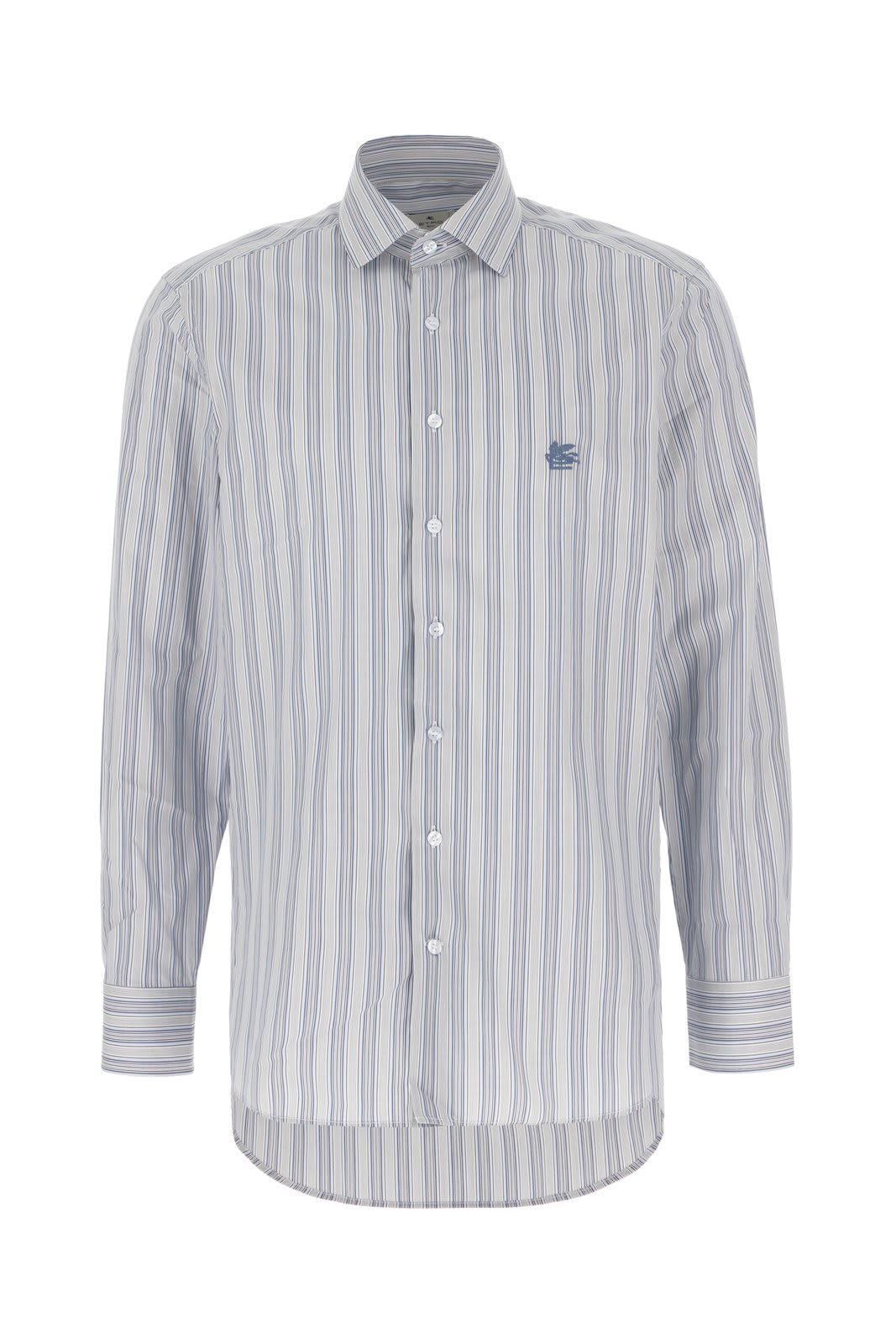 Shop Etro Pegaso Striped Shirt In Rigato