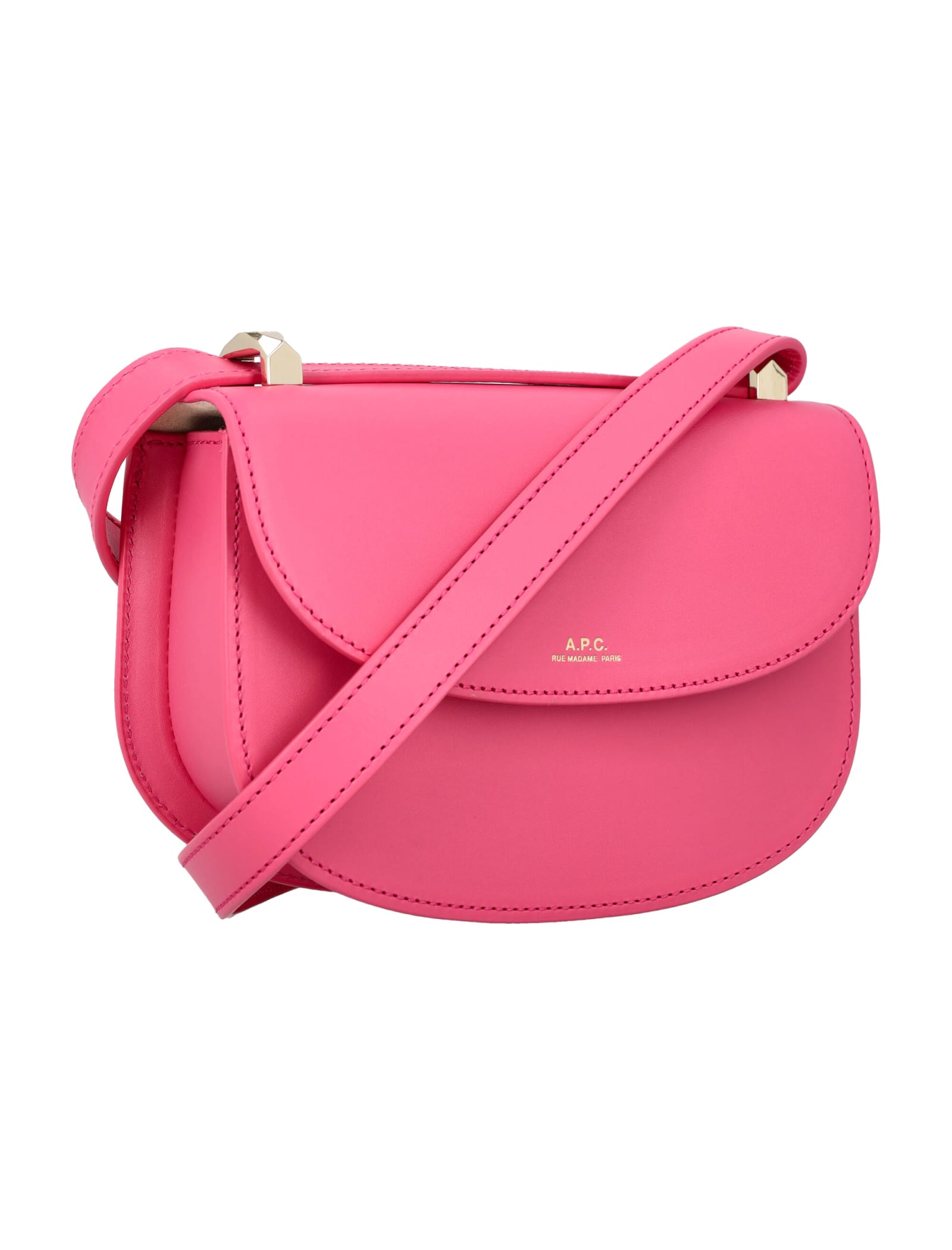 Shop Apc Geneve Mini Bag In Fucsia Rose