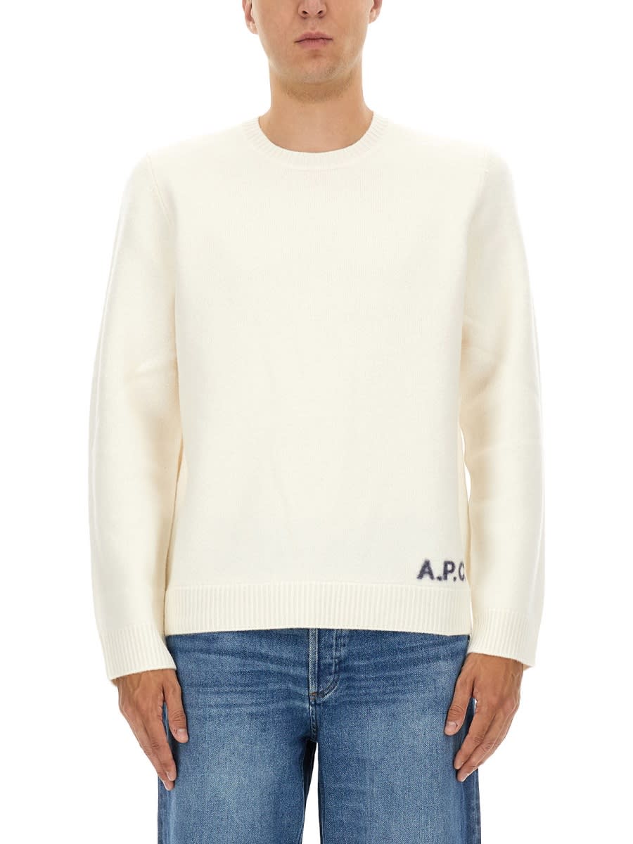 Apc A.p.c. Jersey Edward In White