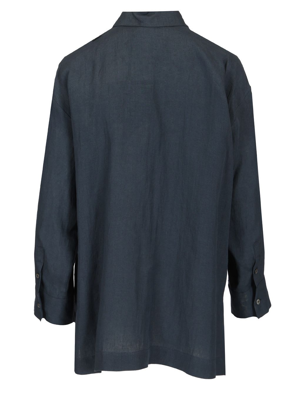 'S MAX MARA LINEN POLO SHIRT