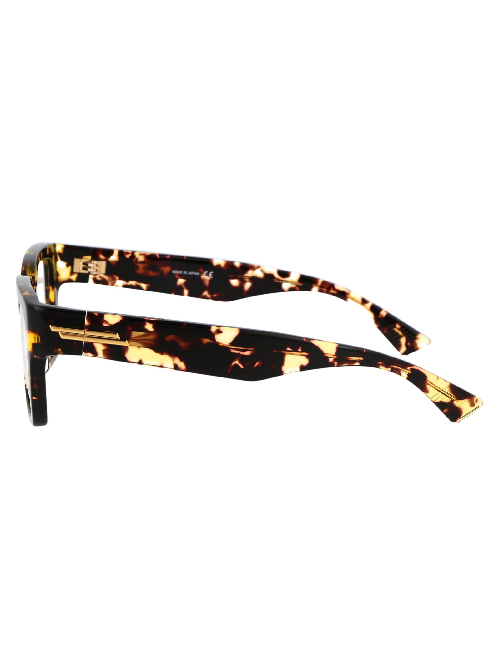 Shop Bottega Veneta Bv1153o Glasses In 006 Havana Havana Transparent