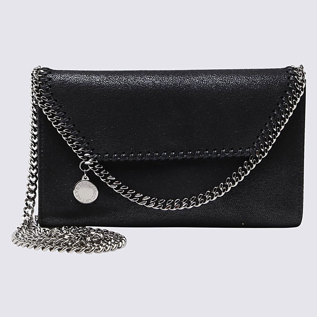 Stella Mccartney Black Falabella Mini Shoulder Bag