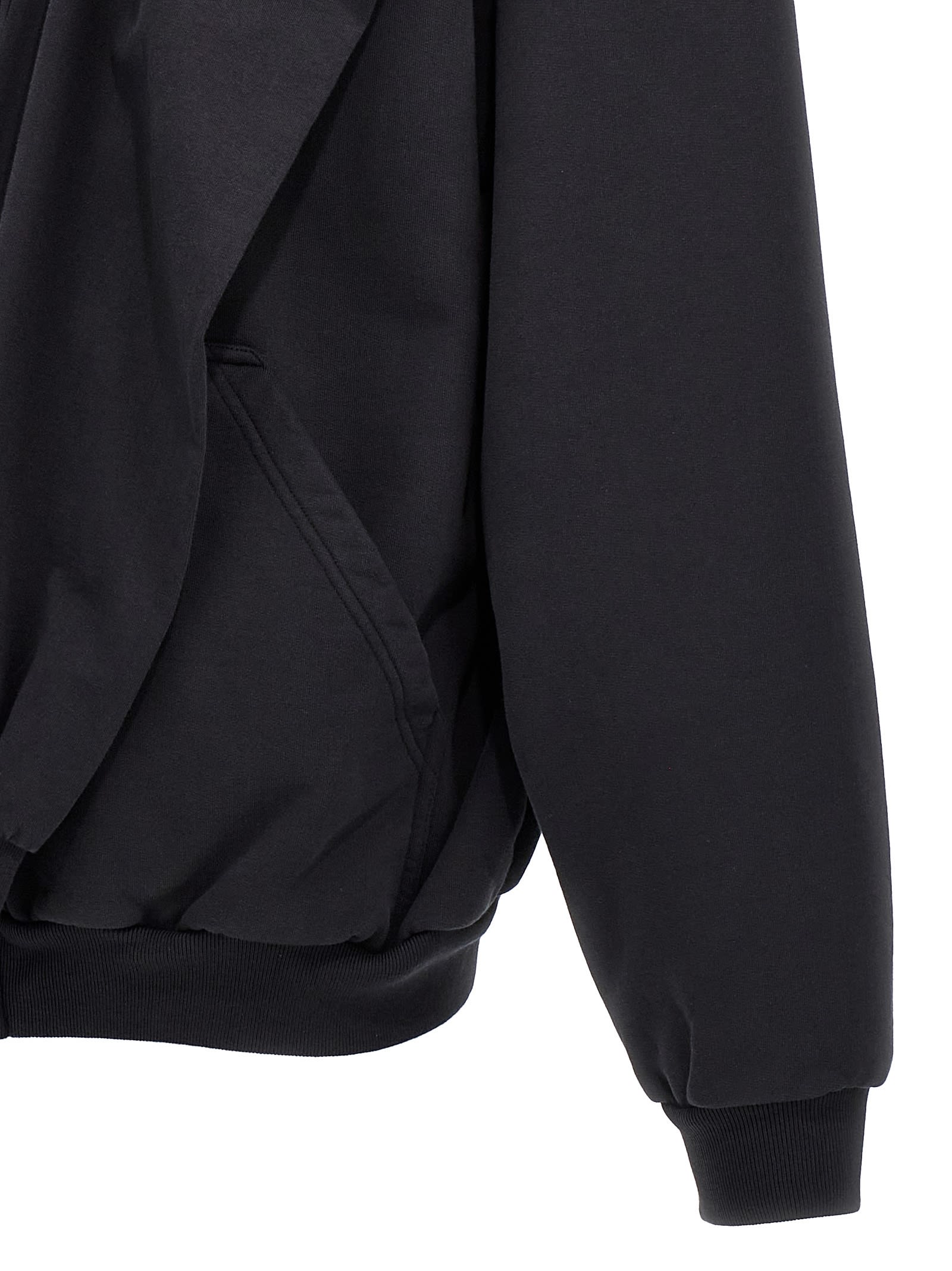 Shop Balenciaga Incognito Hoodie In Black