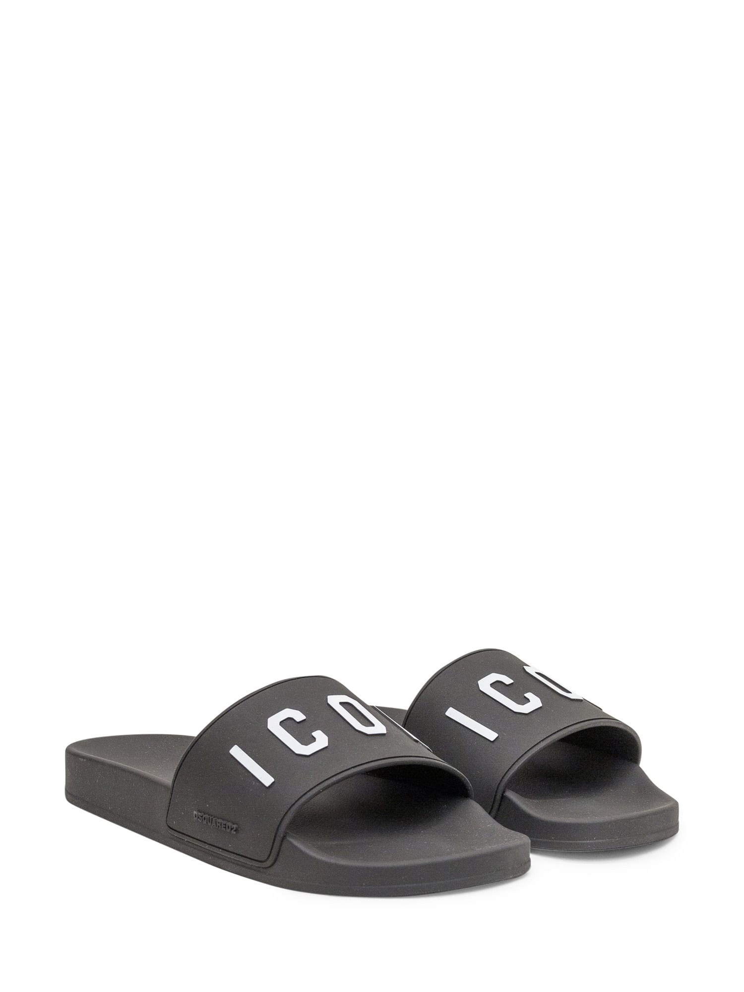 Shop Dsquared2 Sandal Icon In Nero