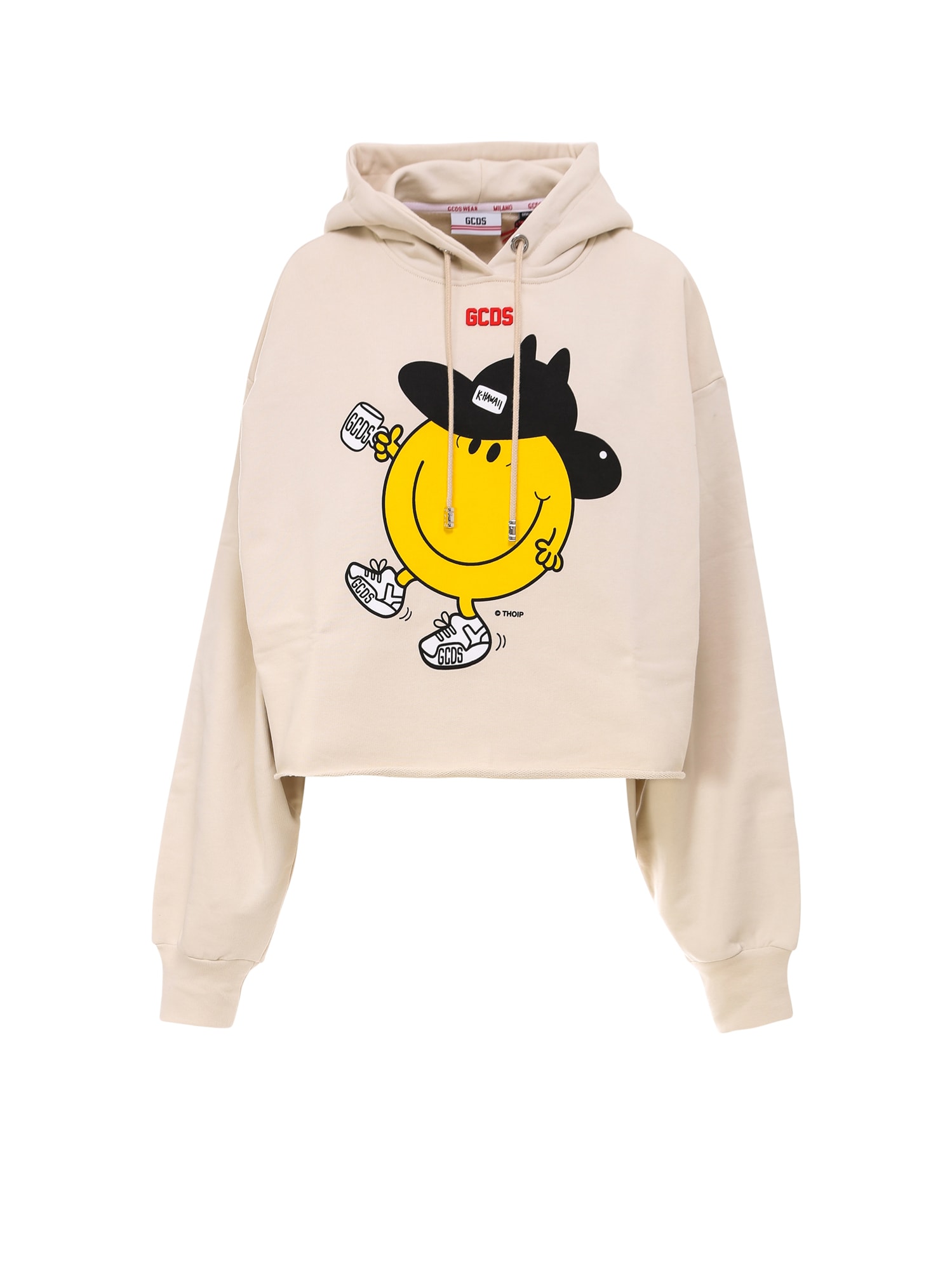 Gcds Sweatshirt In Grey