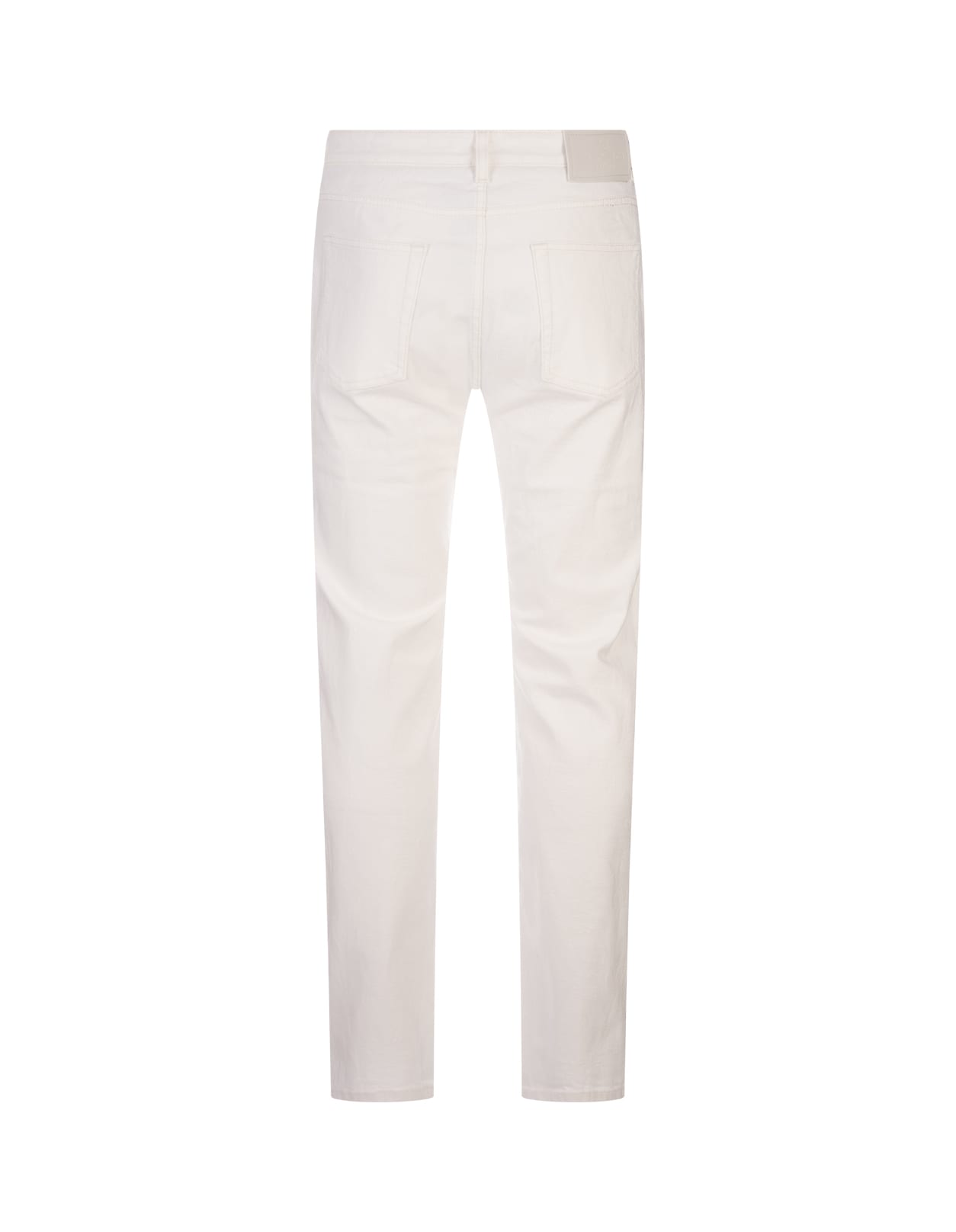 Shop Etro White Jacquard Slim Jeans