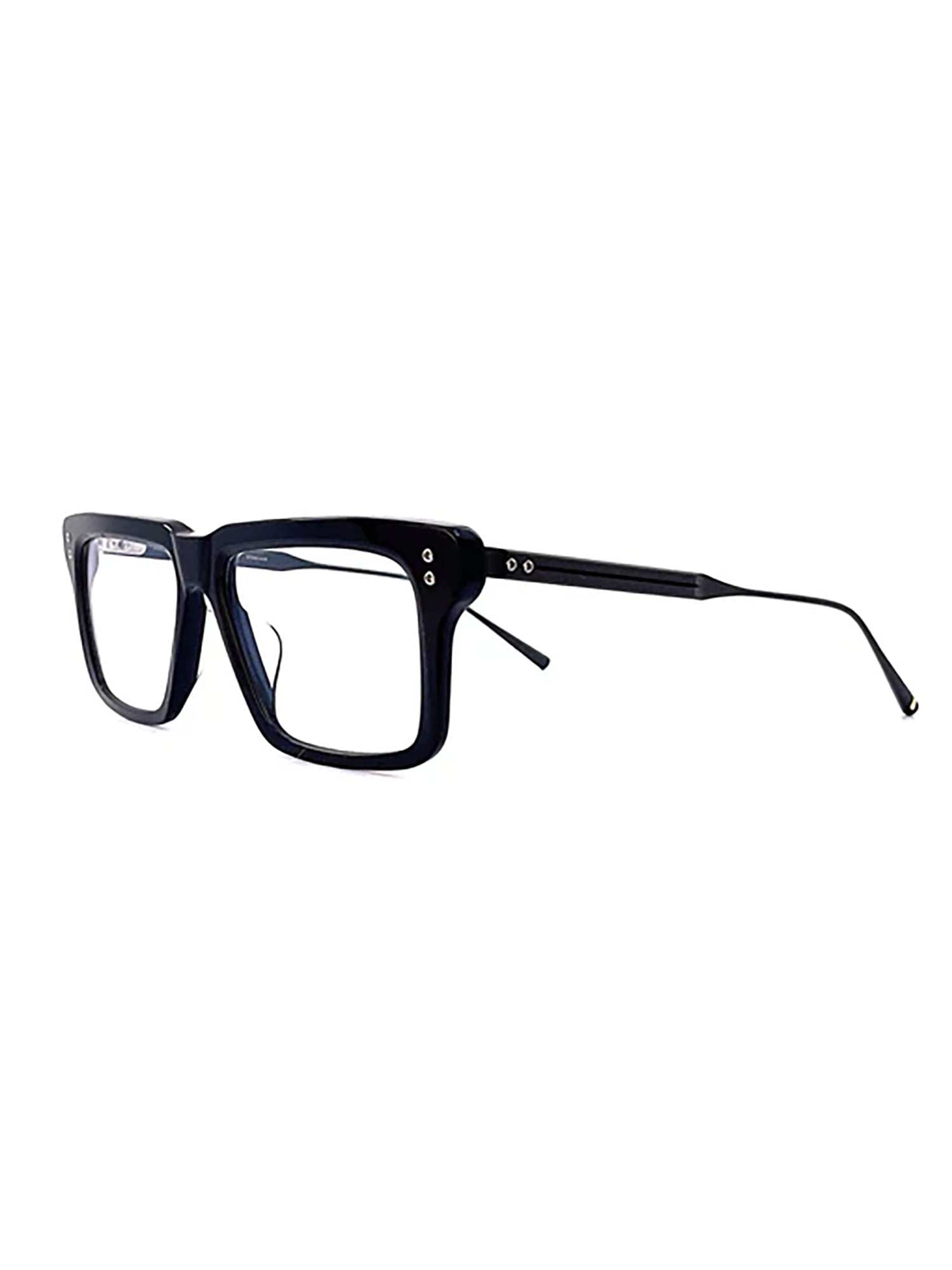 Shop Dita Dtx461/a/01 Lataro Eyewear In Matte Black_black Iron