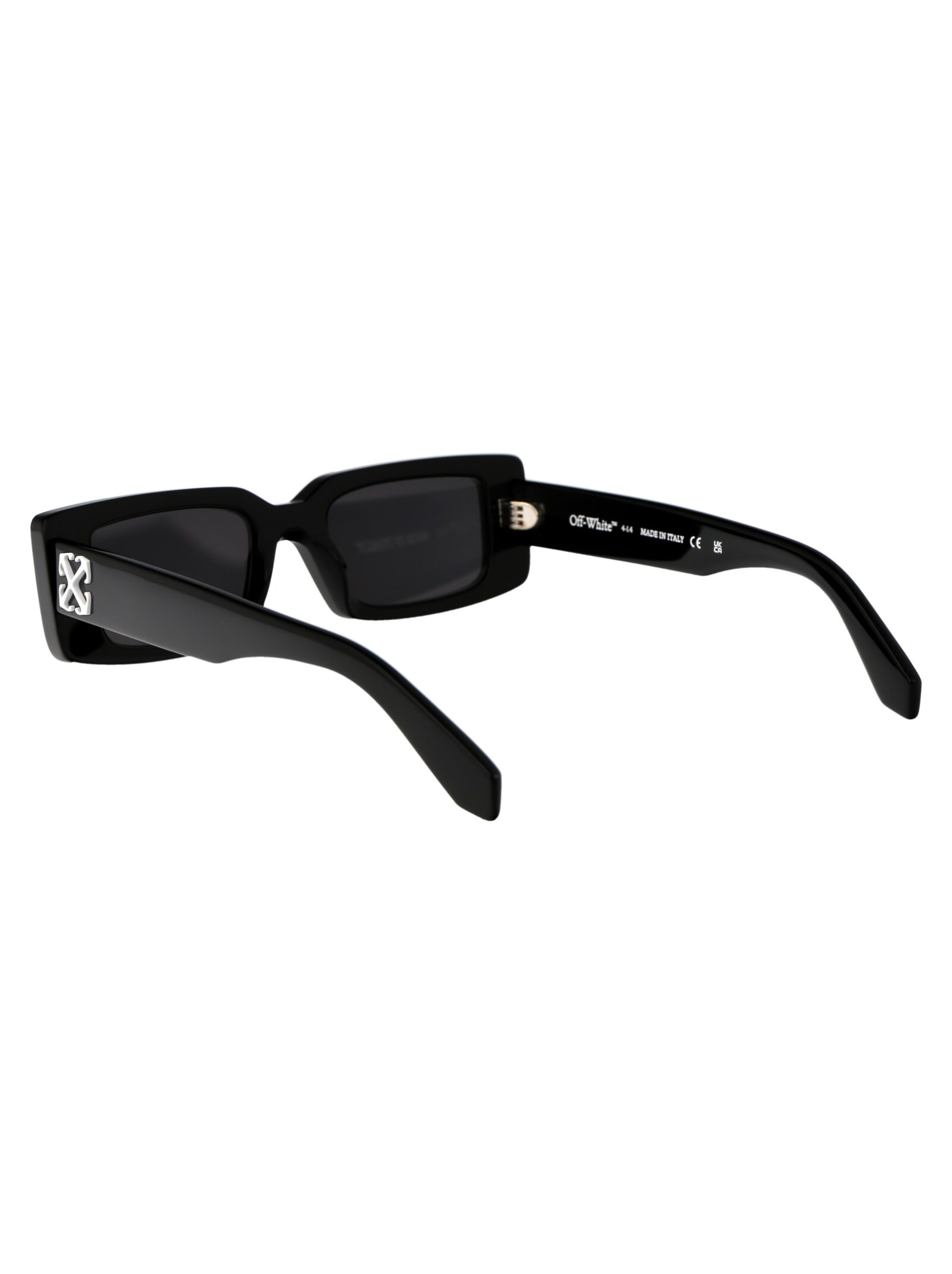 Shop Off-white Arthur Sunglasses In 1007 Black