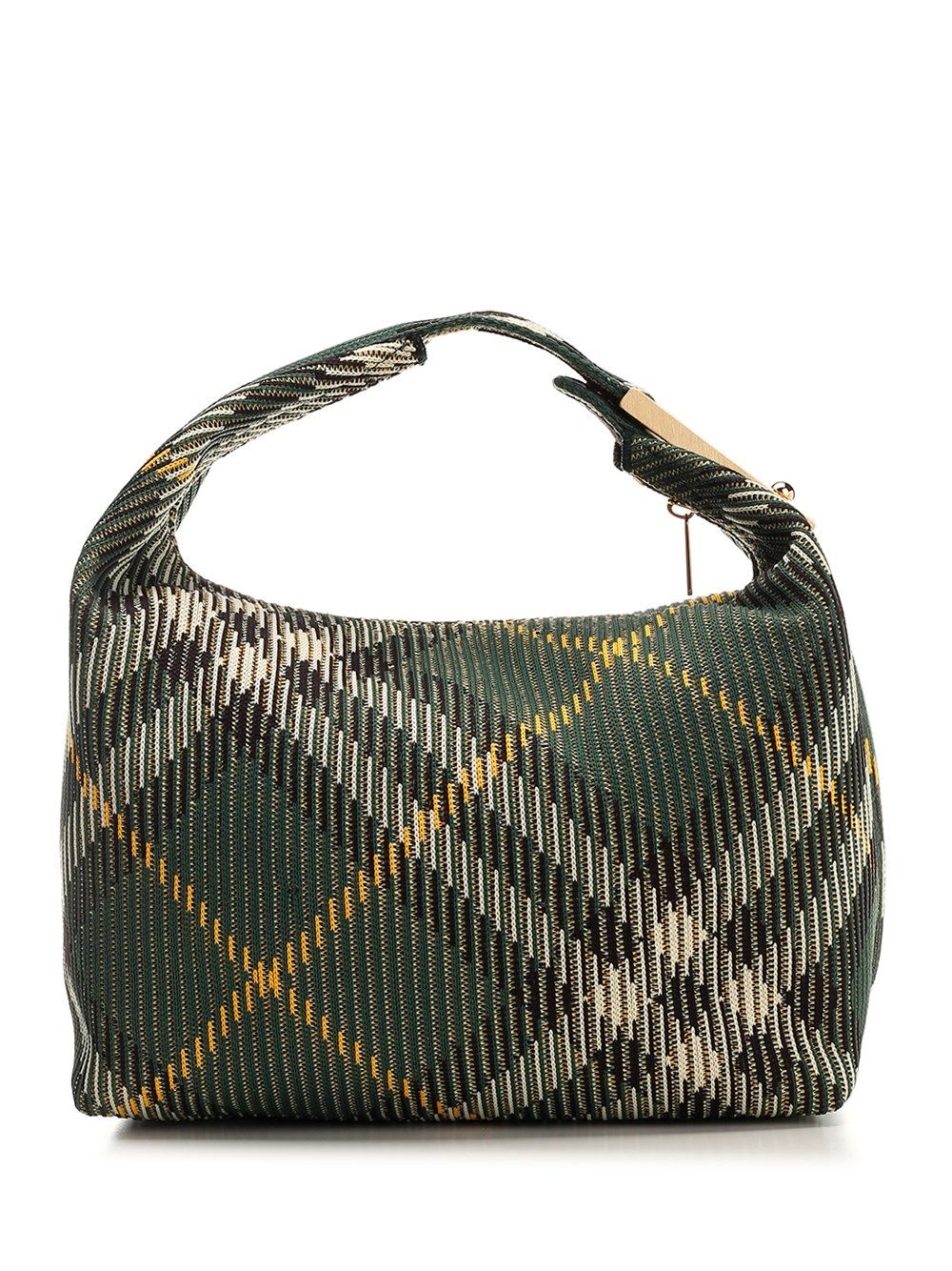 Shop Burberry Medium Peg Travel Bag In Green