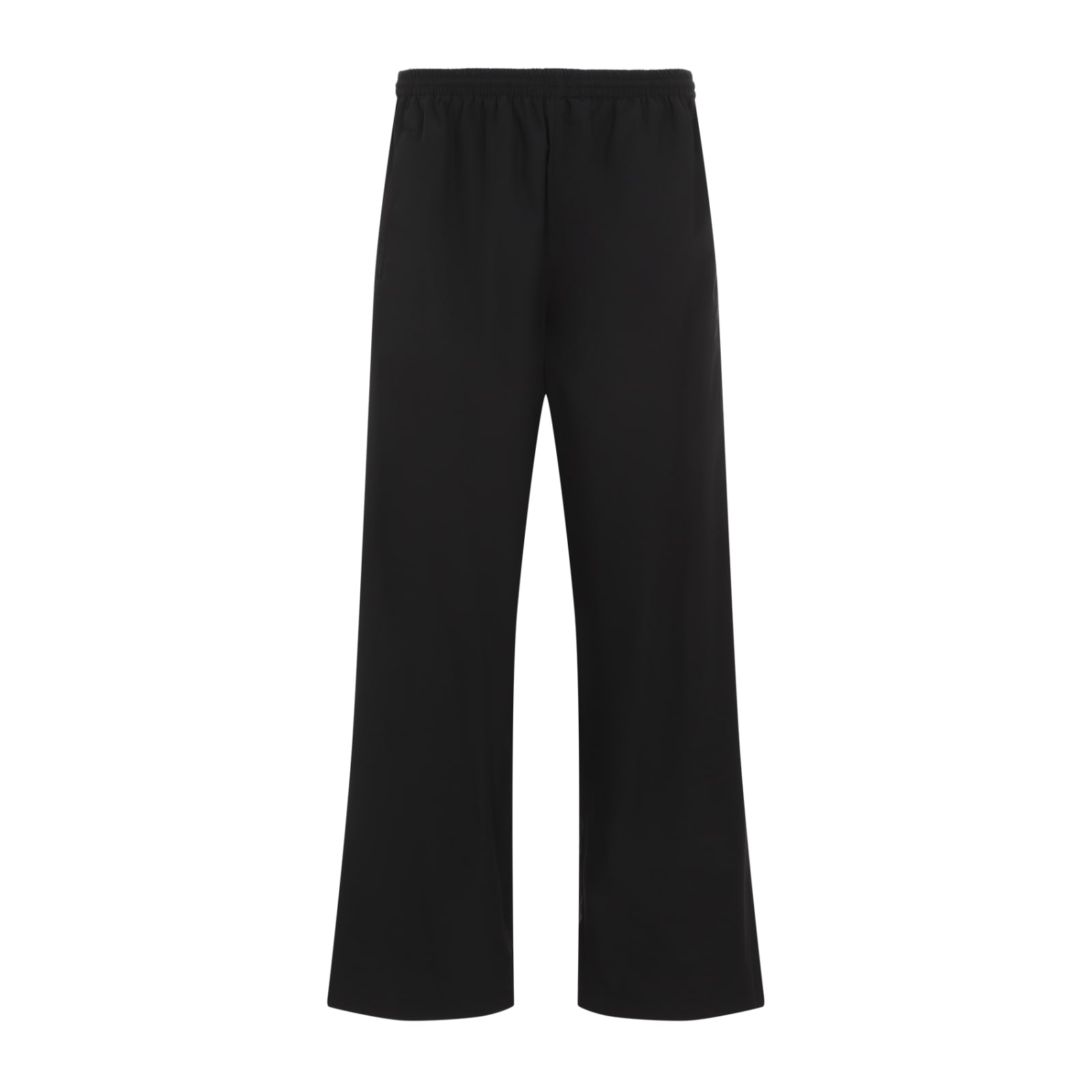 Shop Balenciaga Medium Fit Tracksuit Pants In Black