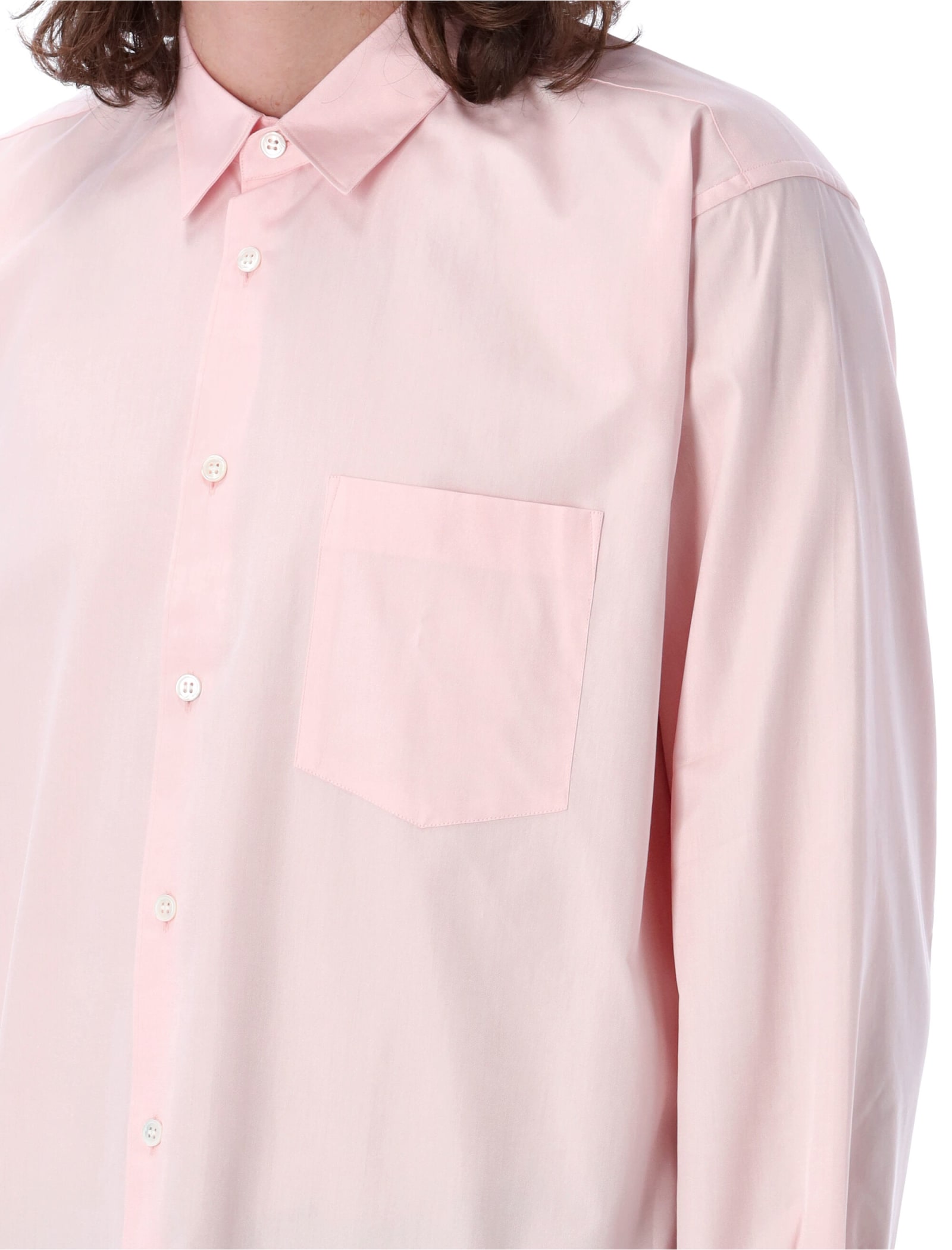 Shop Comme Des Garçons Shirt Oxford Shirt In Pink