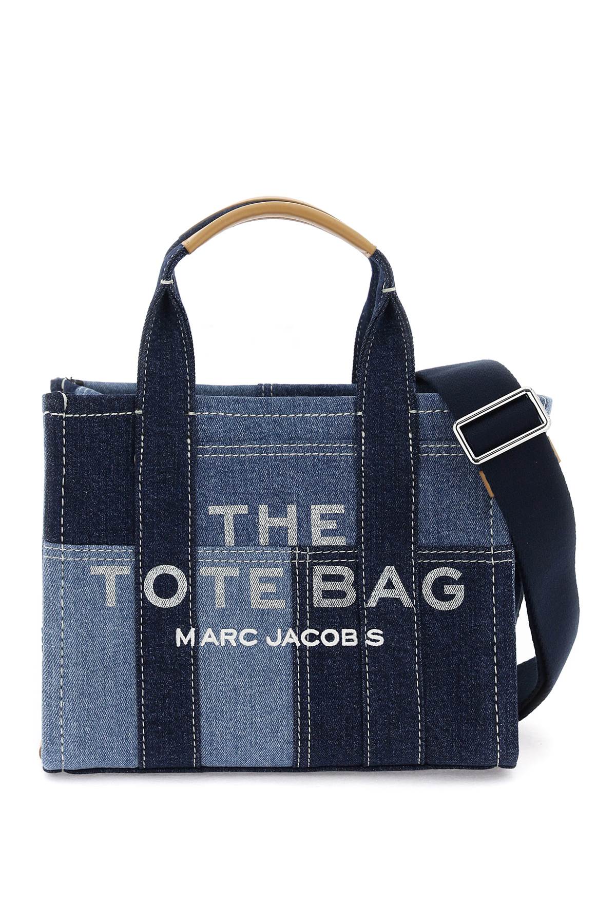 Marc Jacobs The Denim Small Tote Bag In Blu Denim