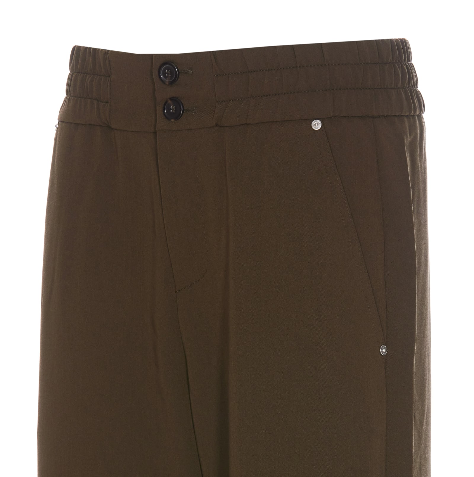 Shop Pinko Semaforo Pants In Green