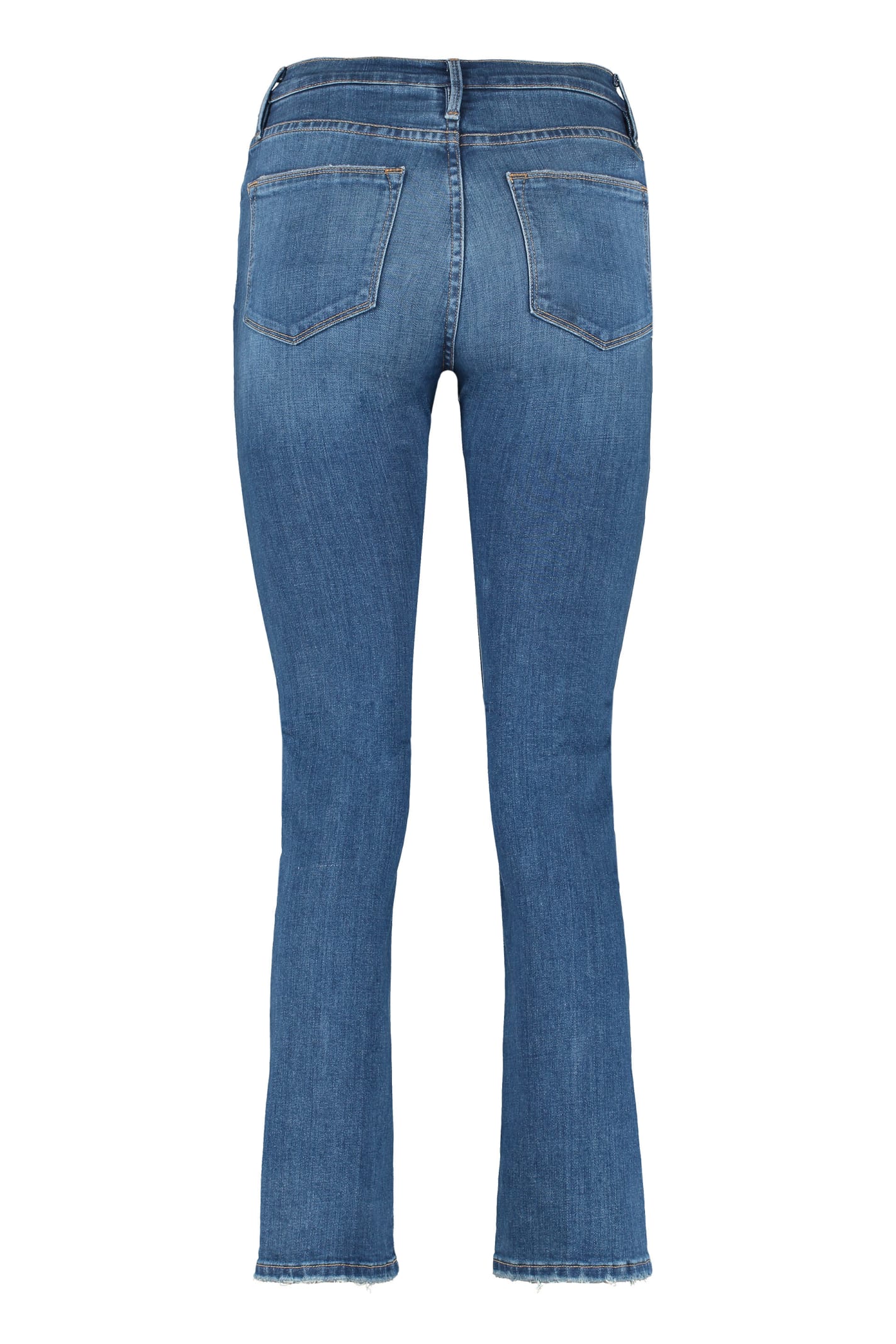 FRAME LE HIGH STRAIGHT JEANS
