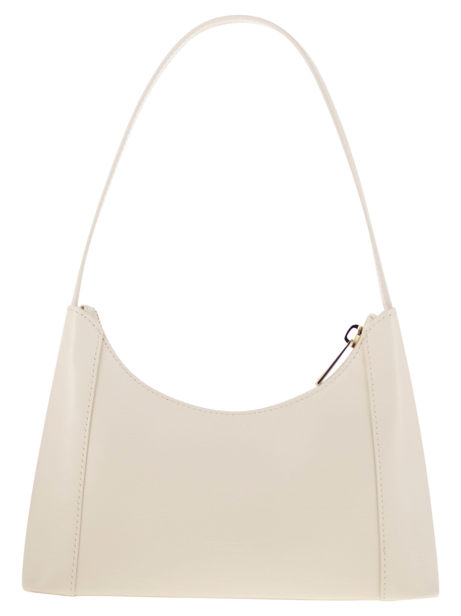 Furla 'mini Bag Leather Curved Handle' In Nude