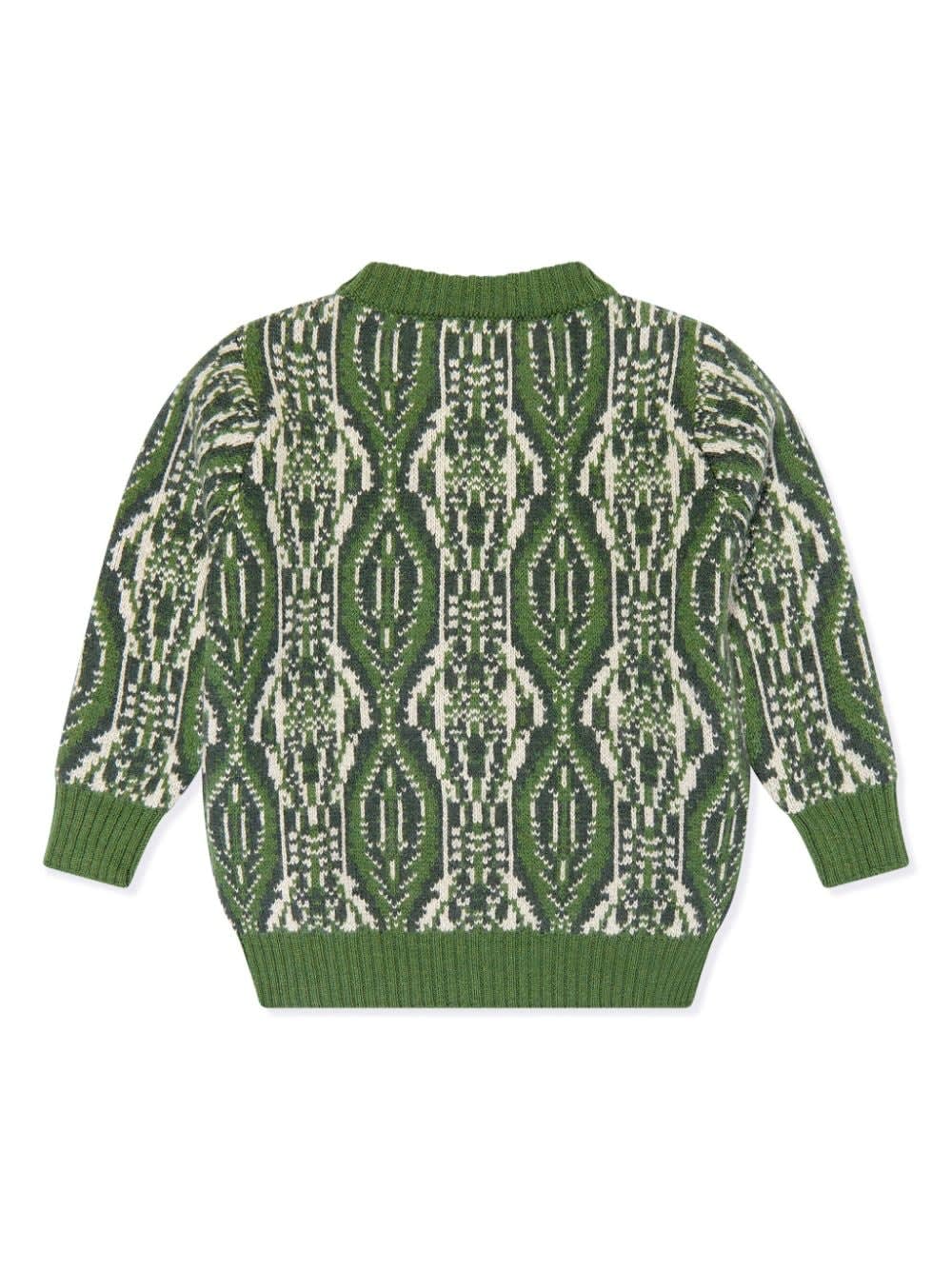 Shop Etro Maglione Con Stampa In Green