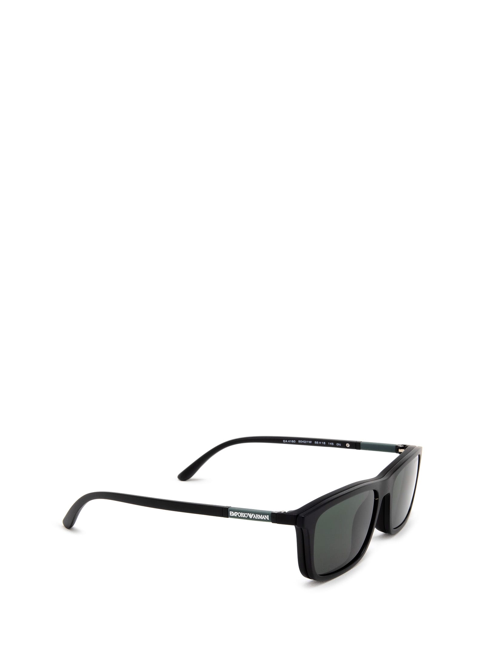 Shop Emporio Armani Ea4160 Matte Black Sunglasses