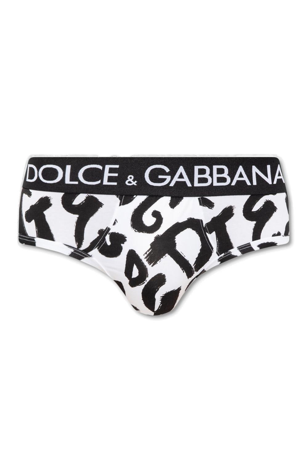 Dolce & Gabbana Graffiti-printed Brando Briefs