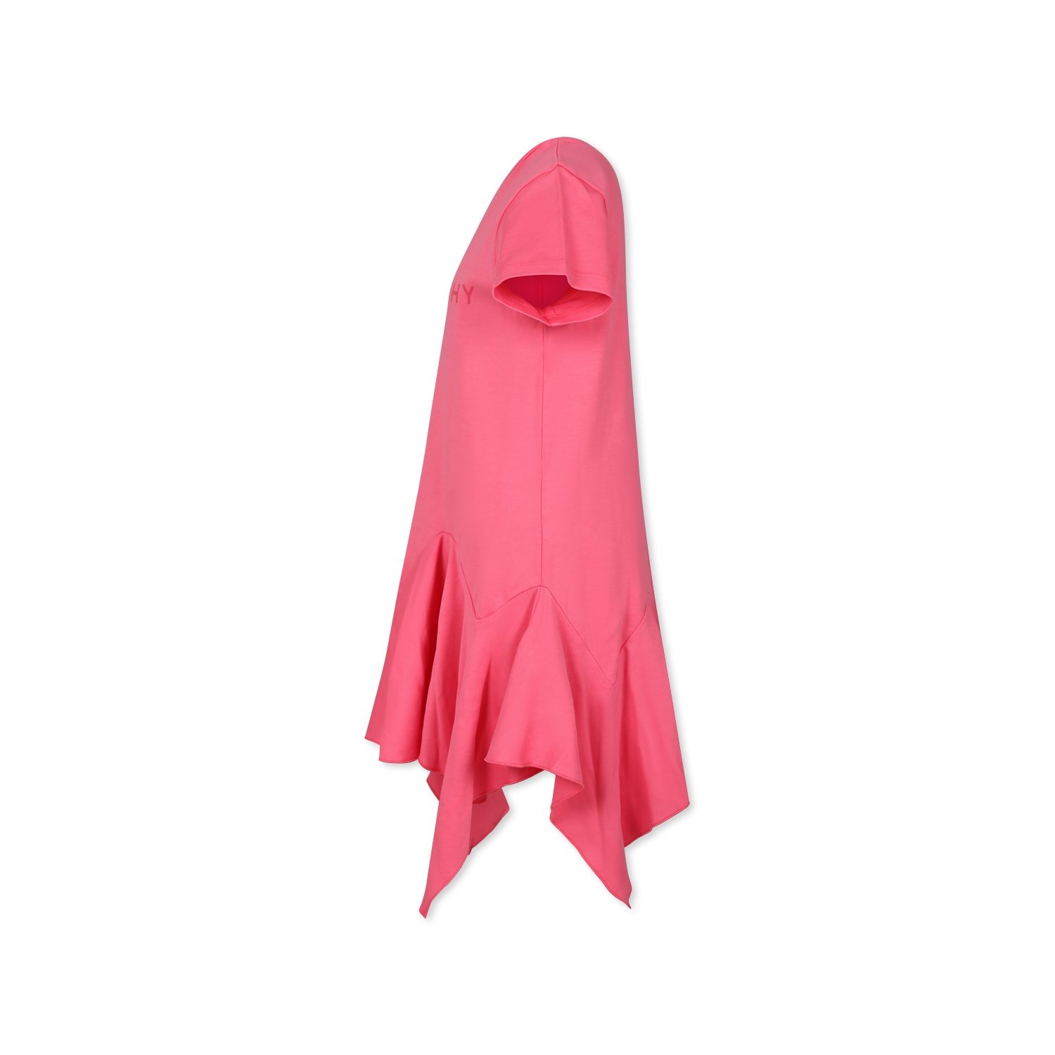 Givenchy Pink Dress For Girl With Logo In Pink