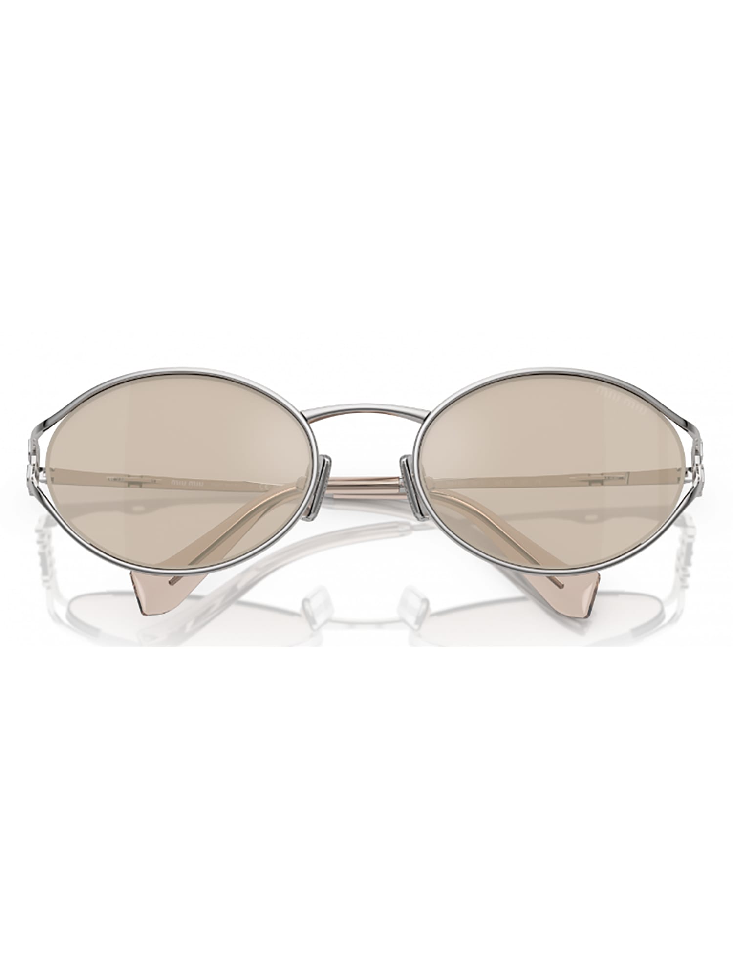Miu Miu 52ys Sole Sunglasses In Brown