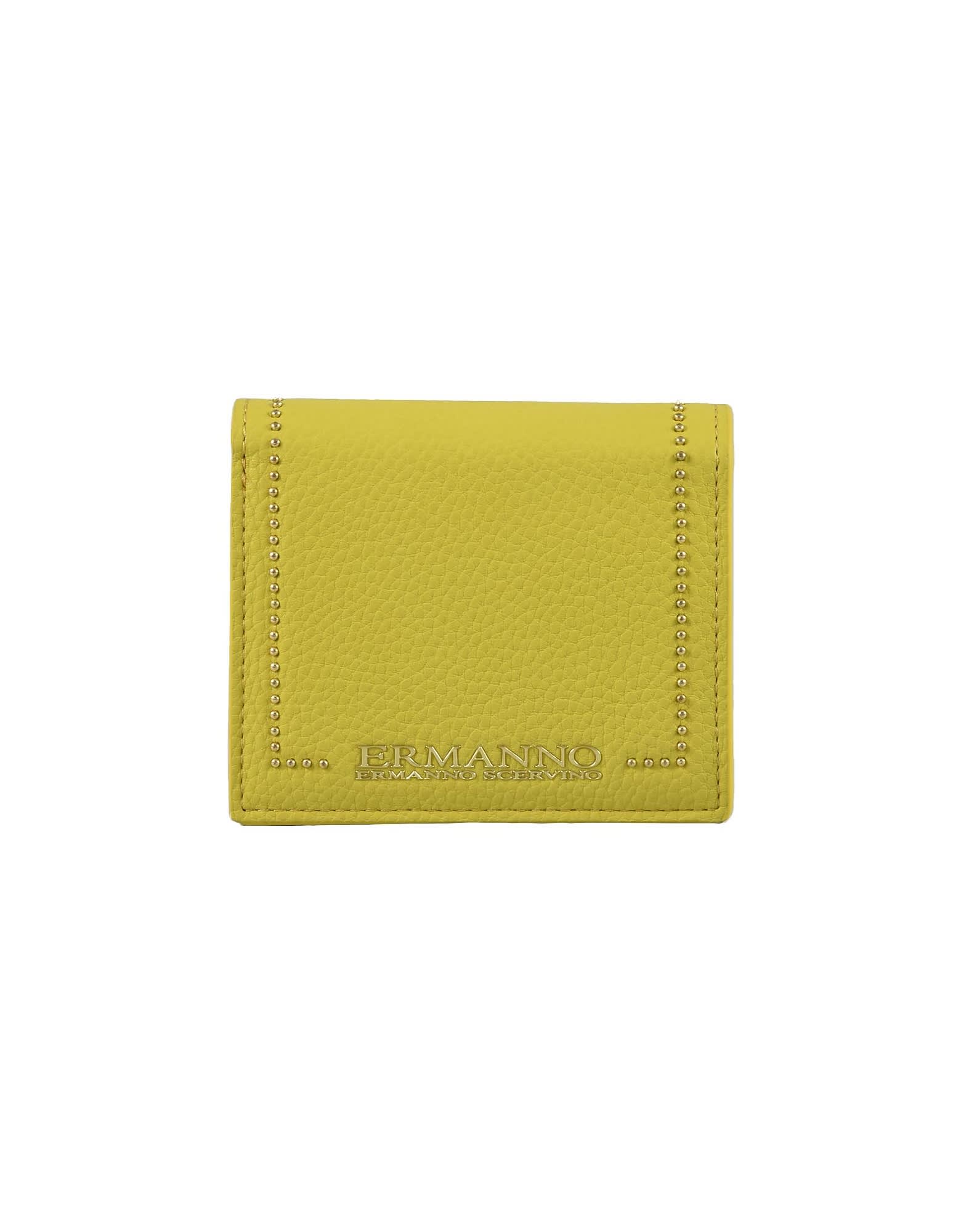 Ermanno Scervino Womens Yellow Wallet