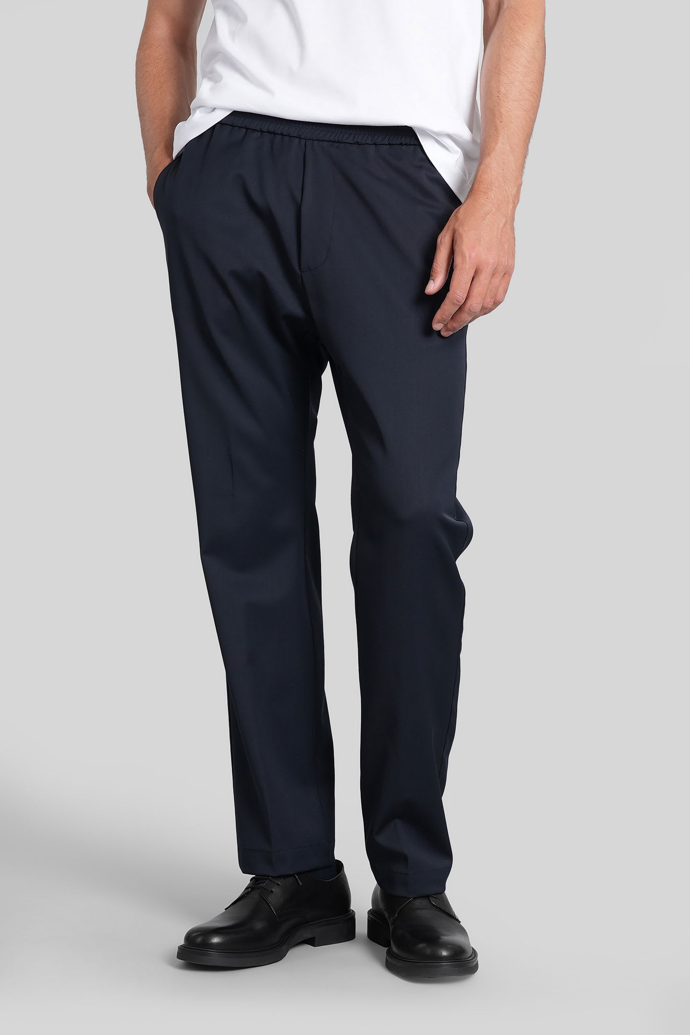 Barena Venezia Riobarbo Pants In Blue Wool In Blue