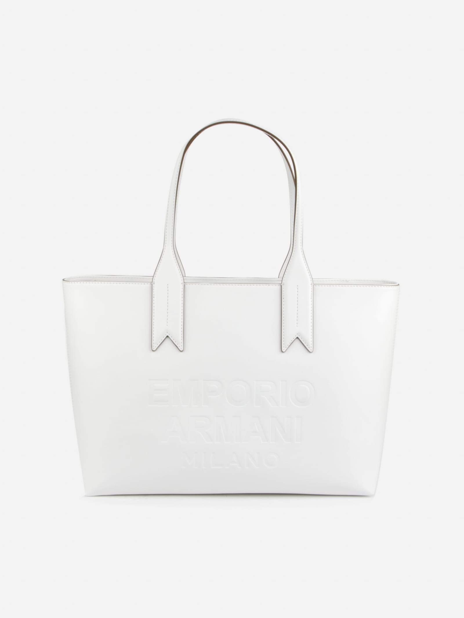 Emporio Armani Handbag With Tone-on-tone Embossed Logo