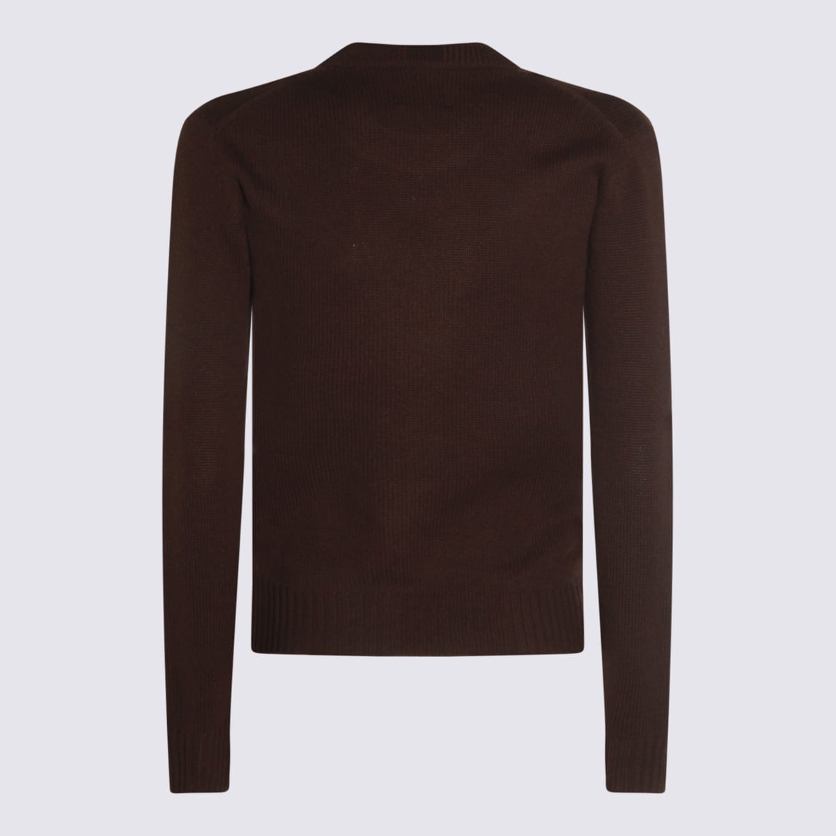 Allude Bordeaux Cashmere Knitwear In Brown