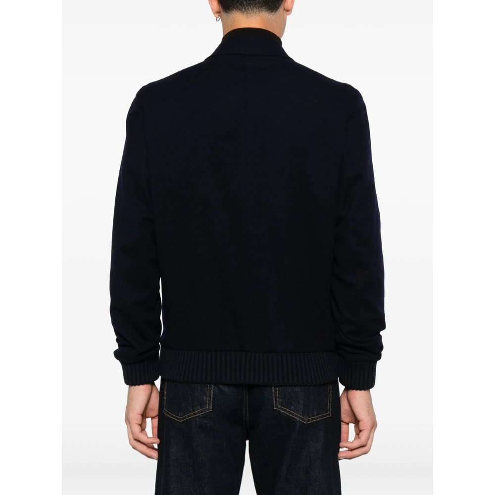 Kired Ribbed-cuff Jacket In Black